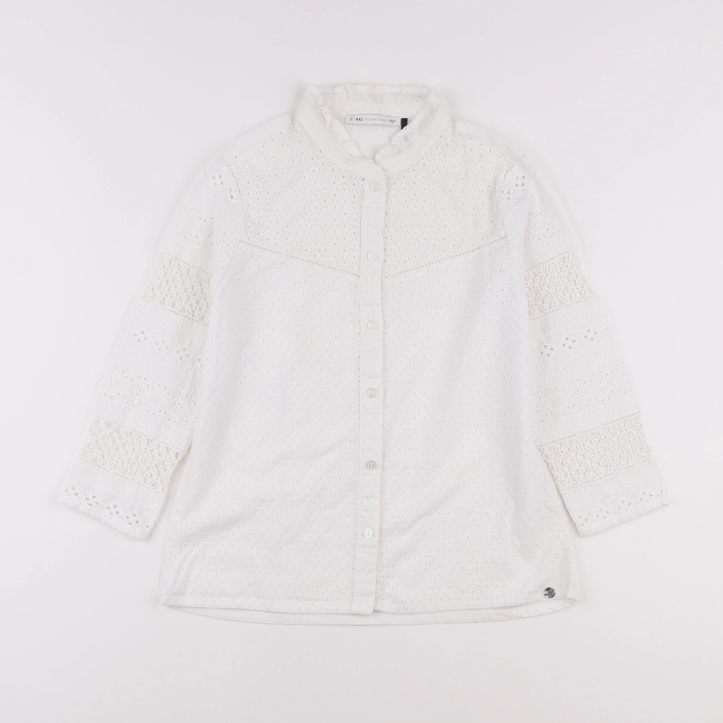 IKKS - blouse blanc - 10/11 ans