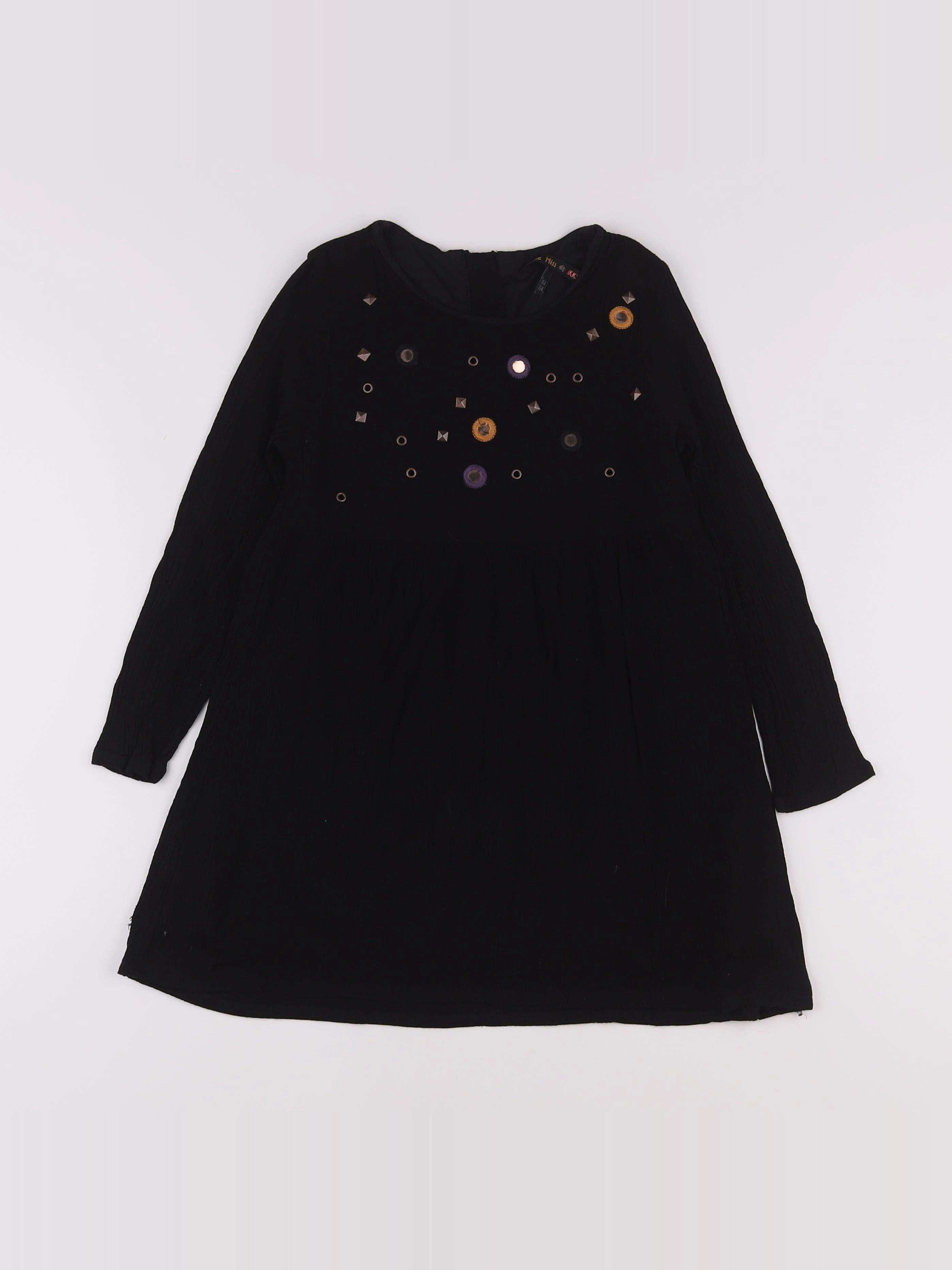 IKKS - robe noir - 6 ans