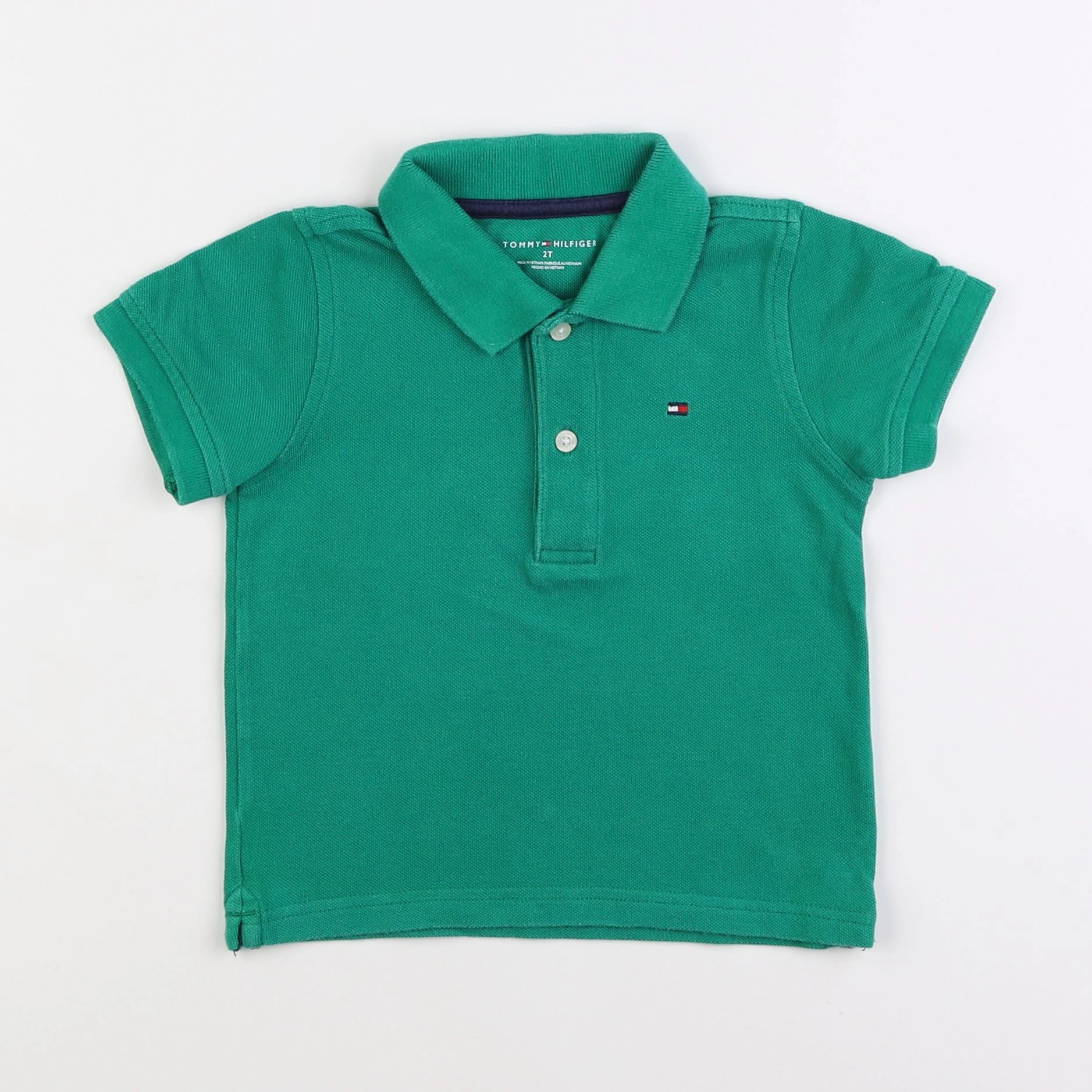 Tommy Hilfiger - polo vert - 2 ans