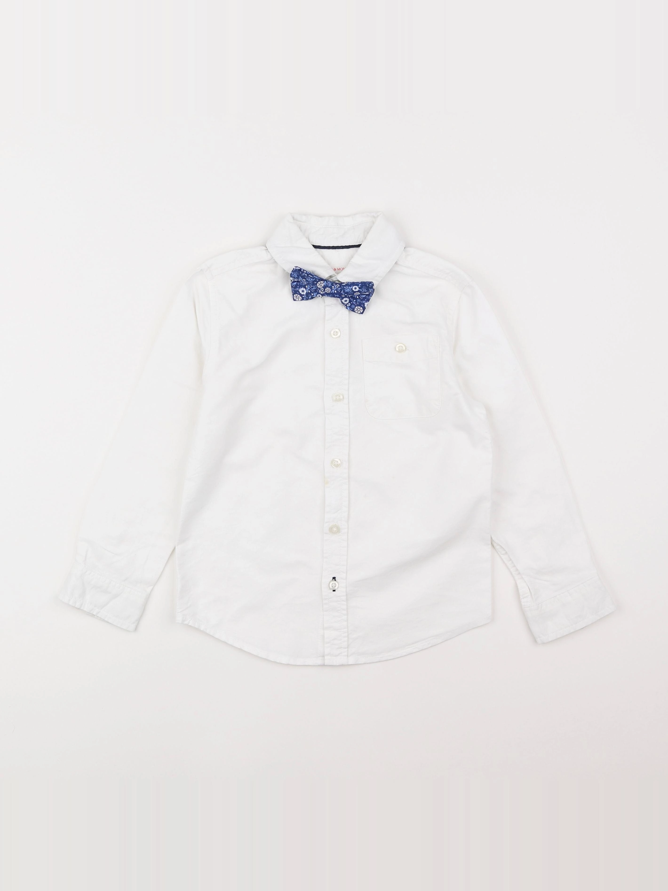 Monoprix - chemise blanc - 5 ans