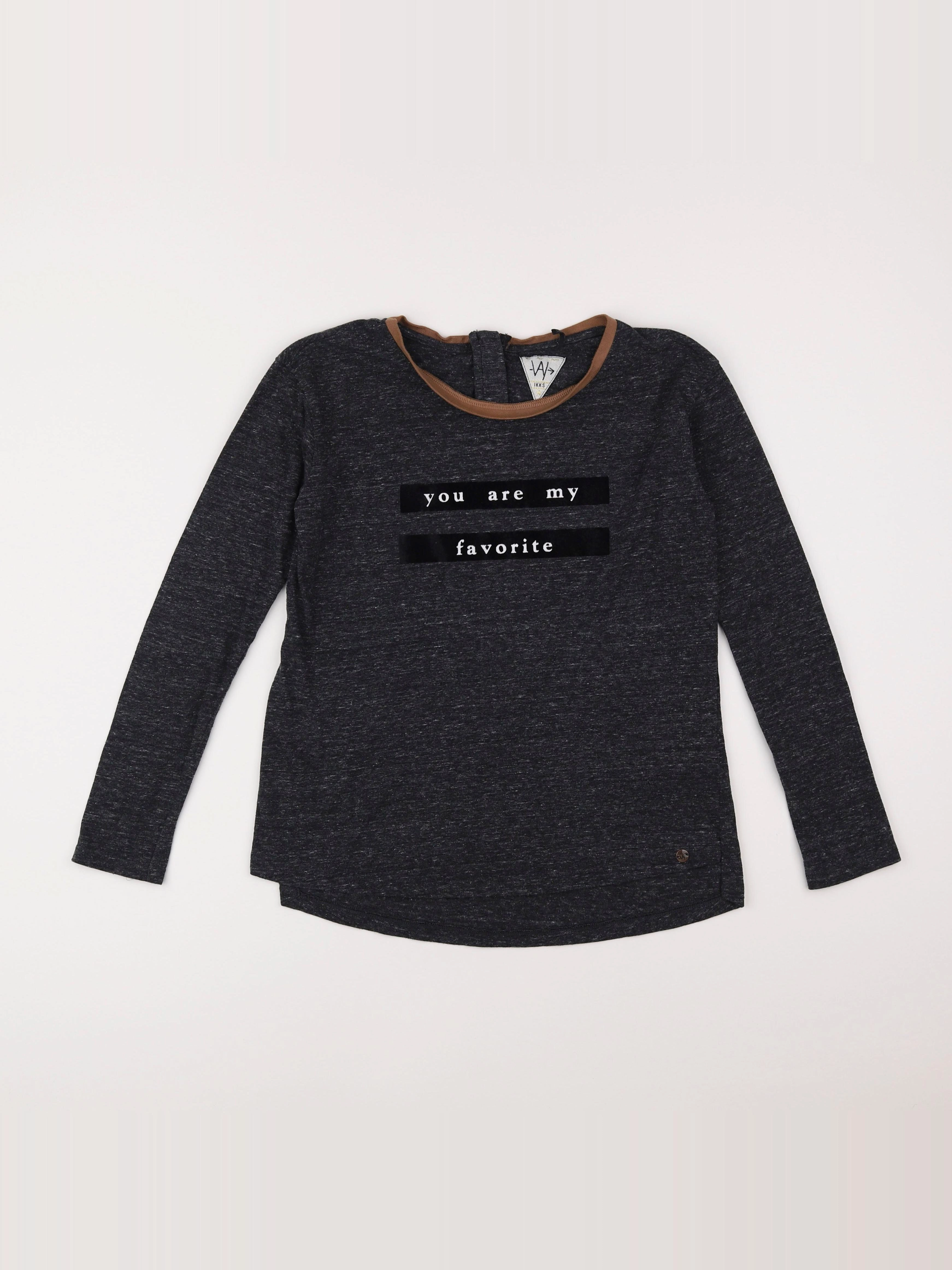 IKKS - tee-shirt gris - 12 ans