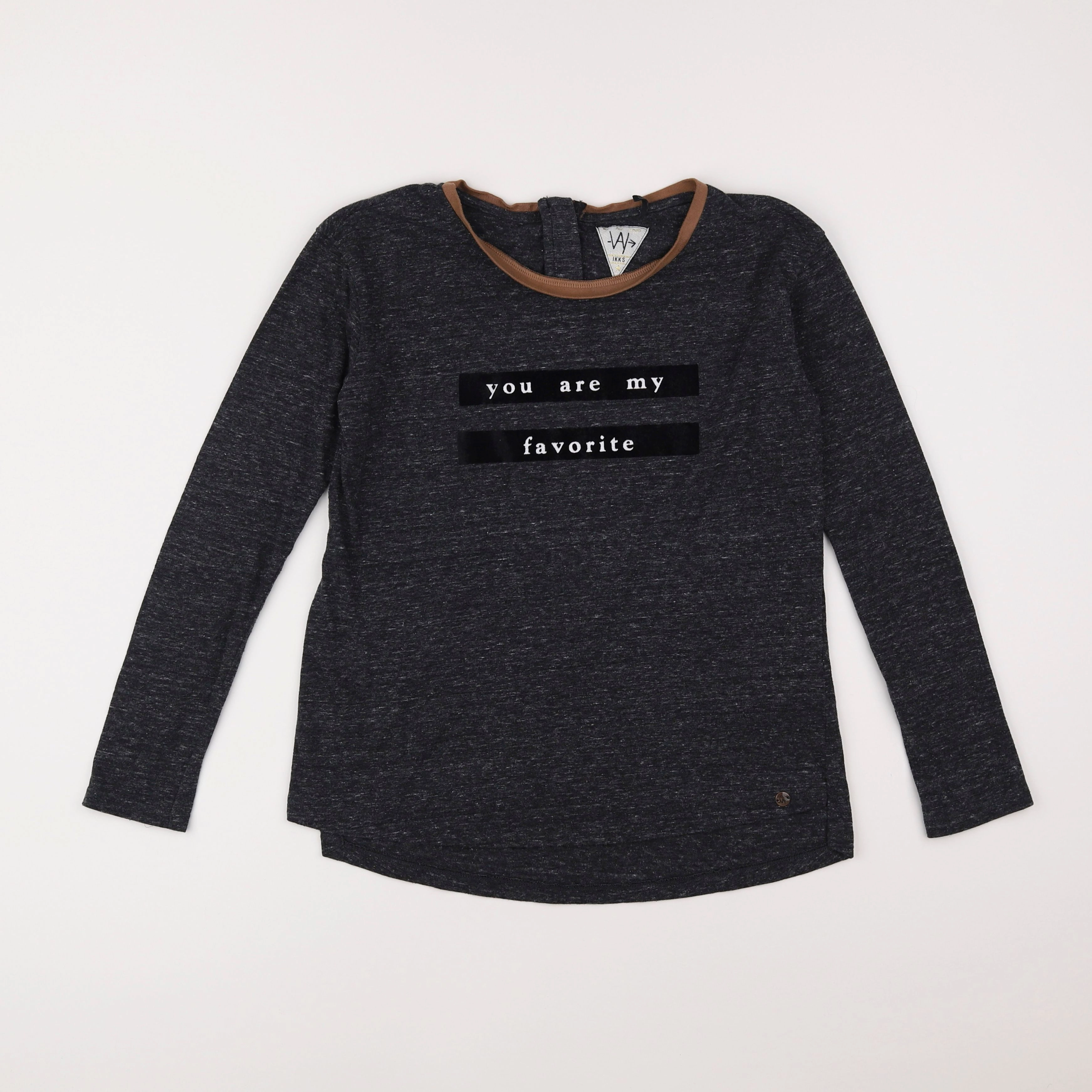 IKKS - tee-shirt gris - 12 ans