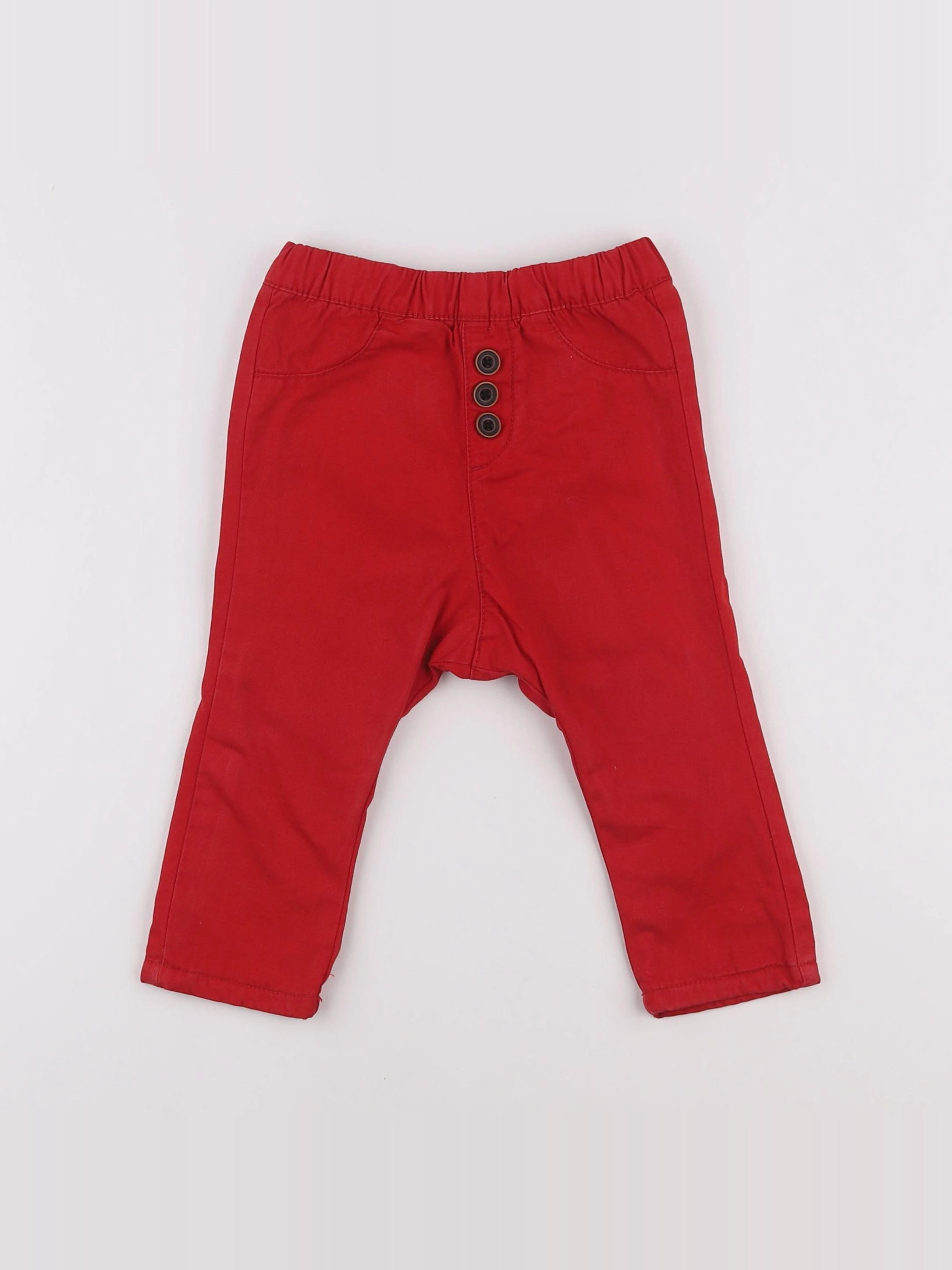 Tape à l'oeil - pantalon rouge - 18 mois