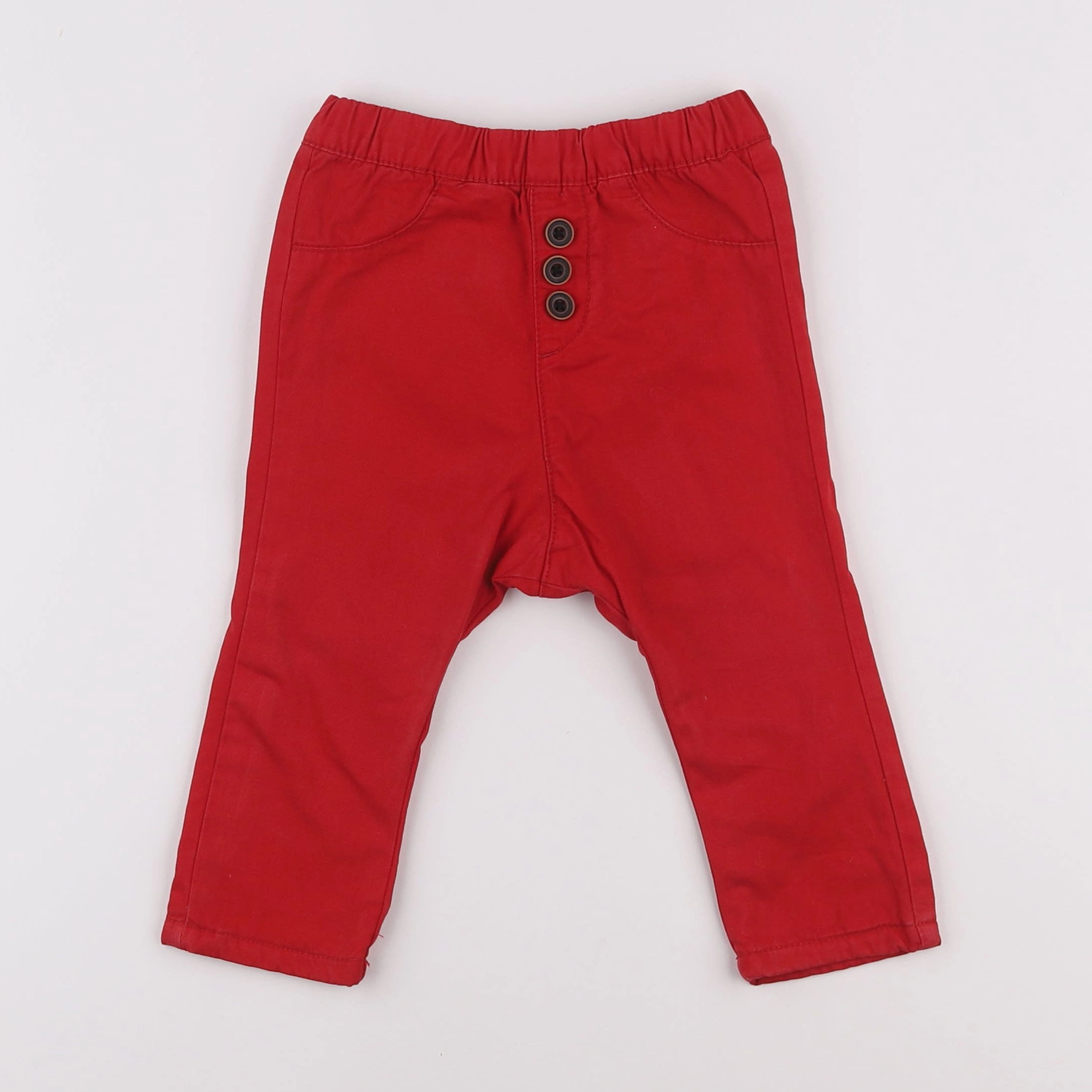 Tape à l'oeil - pantalon rouge - 18 mois