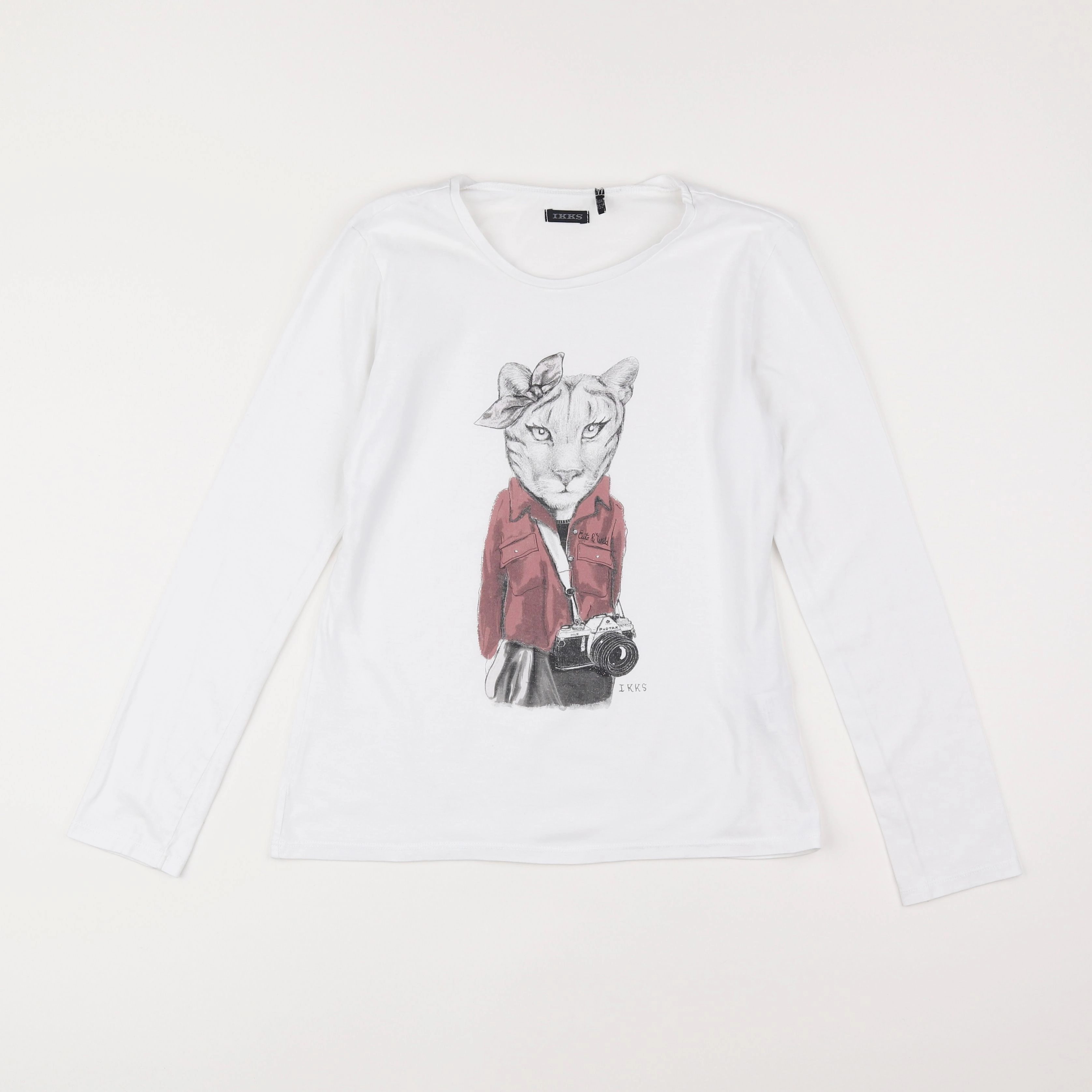 IKKS - tee-shirt blanc - 12 ans