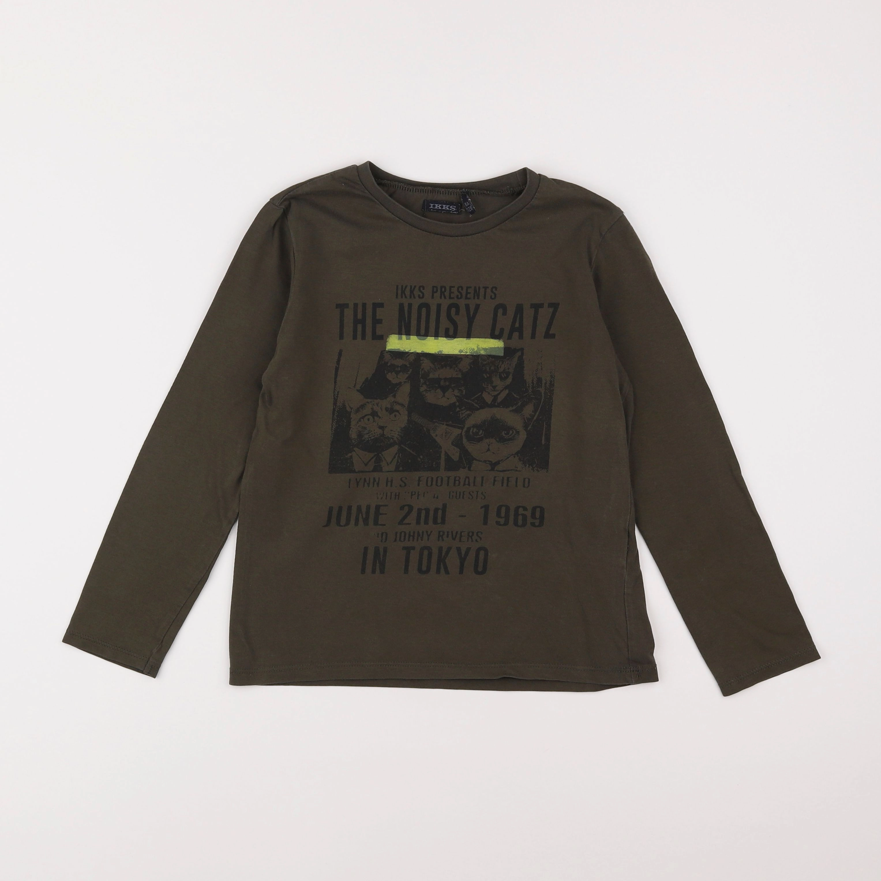 IKKS - tee-shirt vert - 8 ans