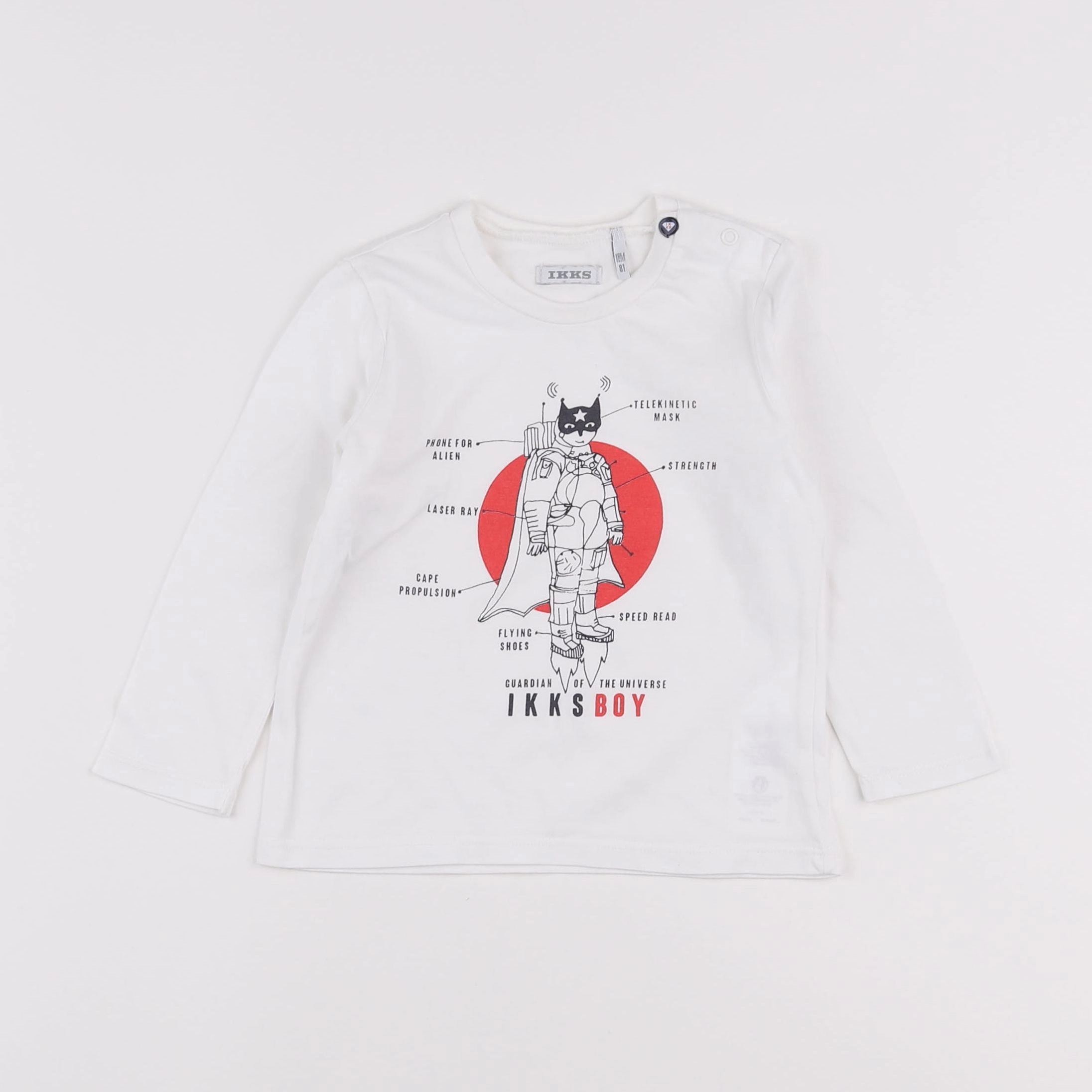 IKKS - tee-shirt blanc - 18 mois