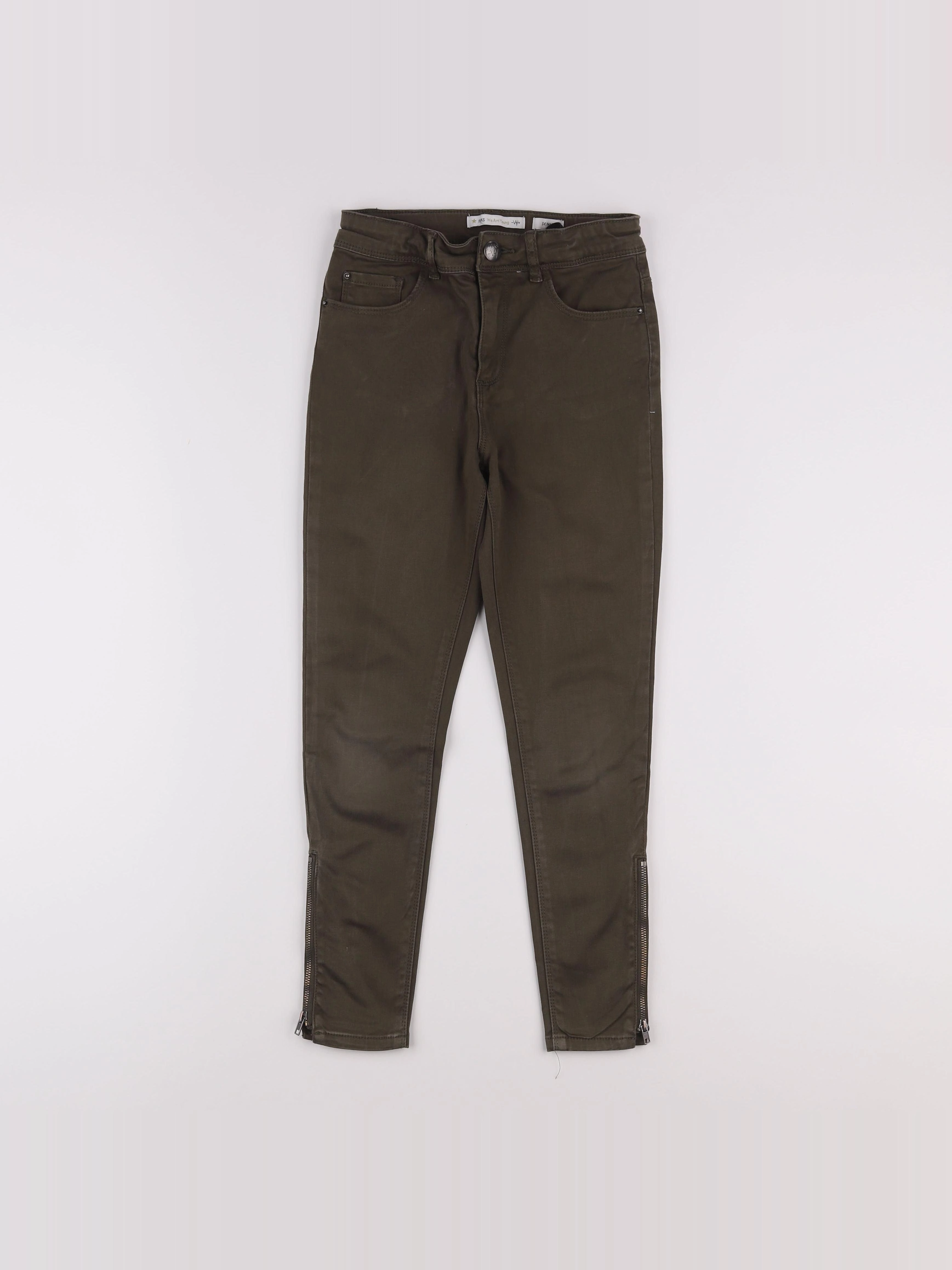 IKKS - pantalon vert - 10 ans