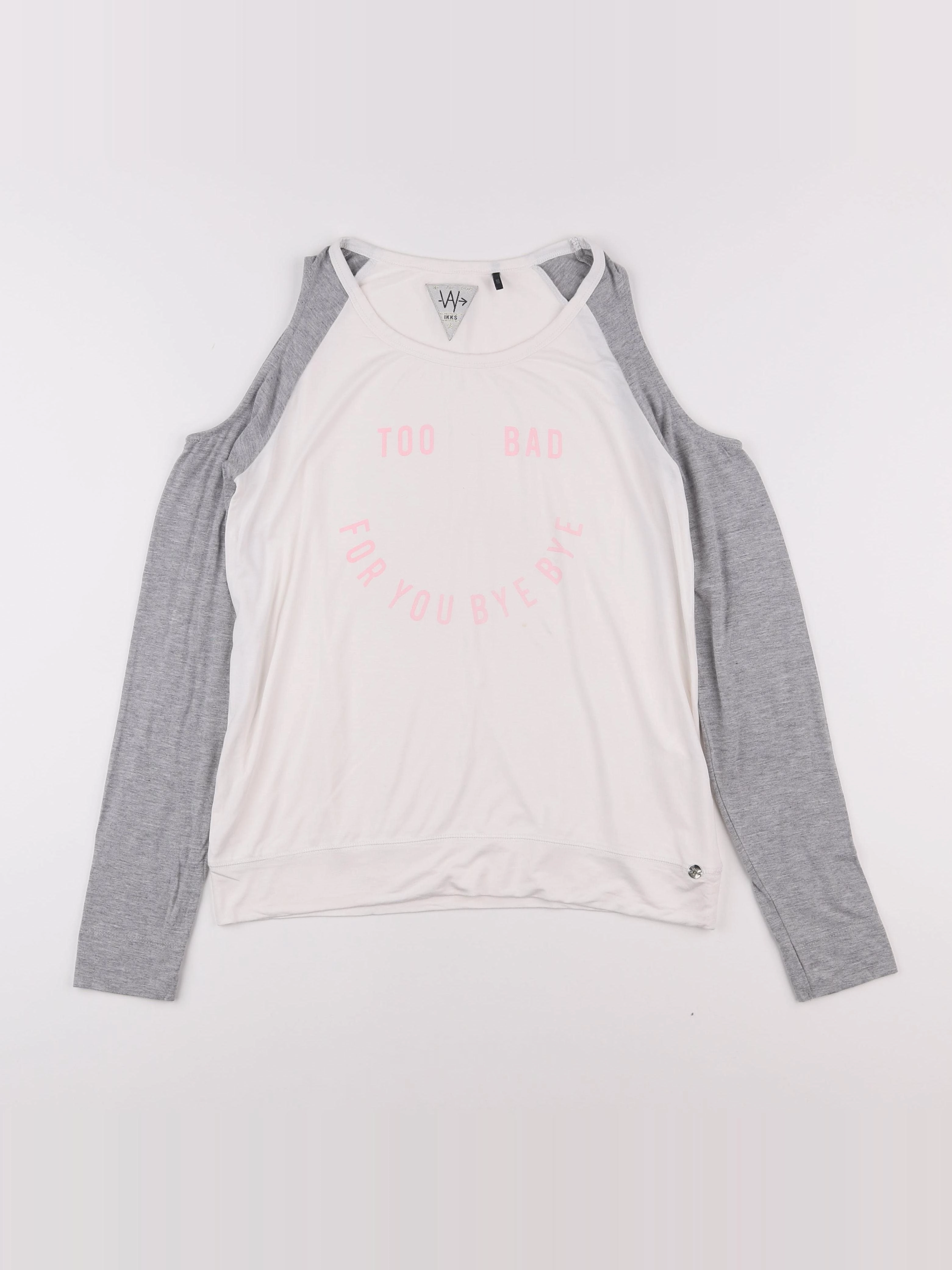 IKKS - tee-shirt blanc - 16 ans