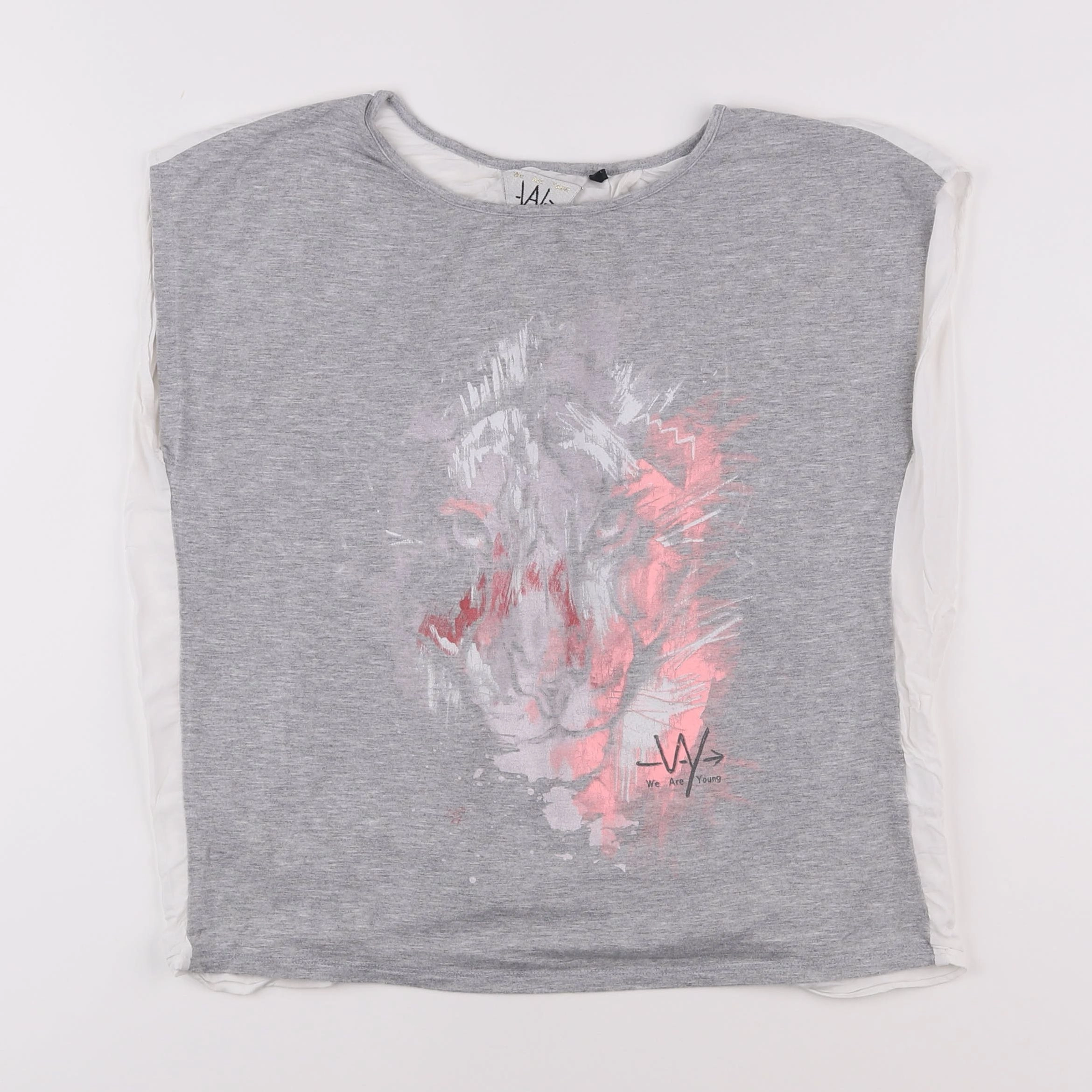 IKKS - tee-shirt gris - 12 ans