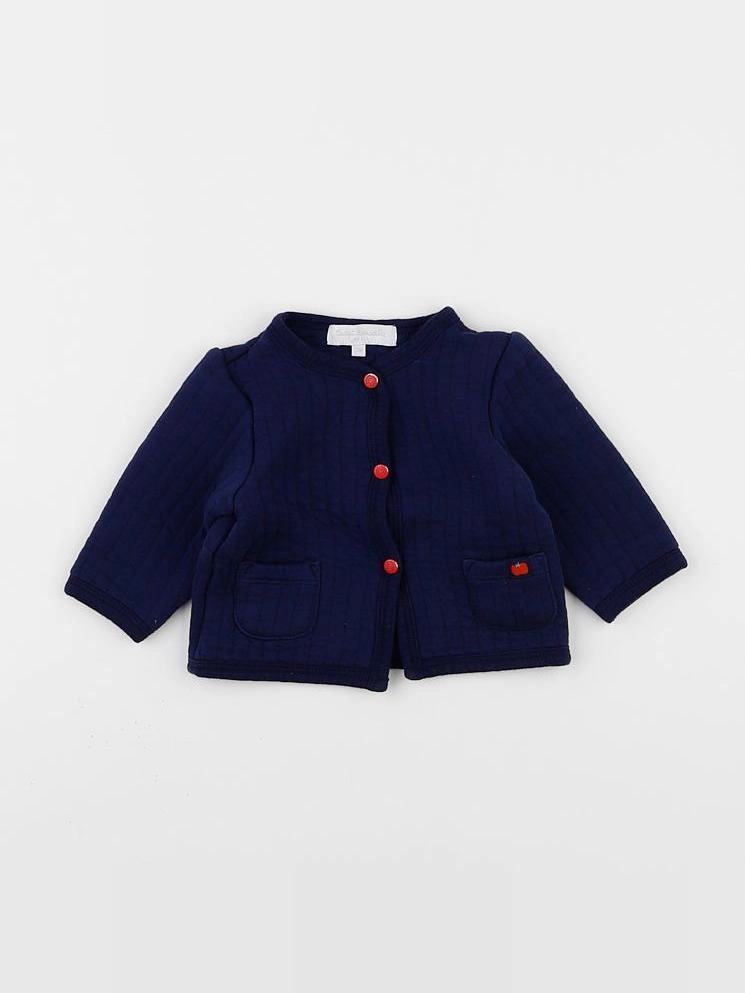 Cadet Rousselle - sweat bleu - 3 mois