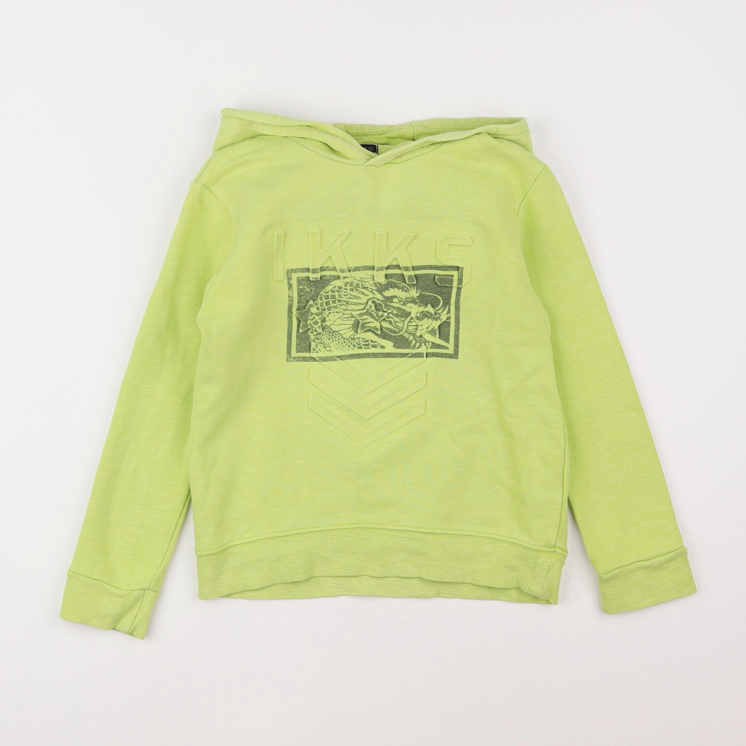 IKKS - sweat jaune - 8 ans