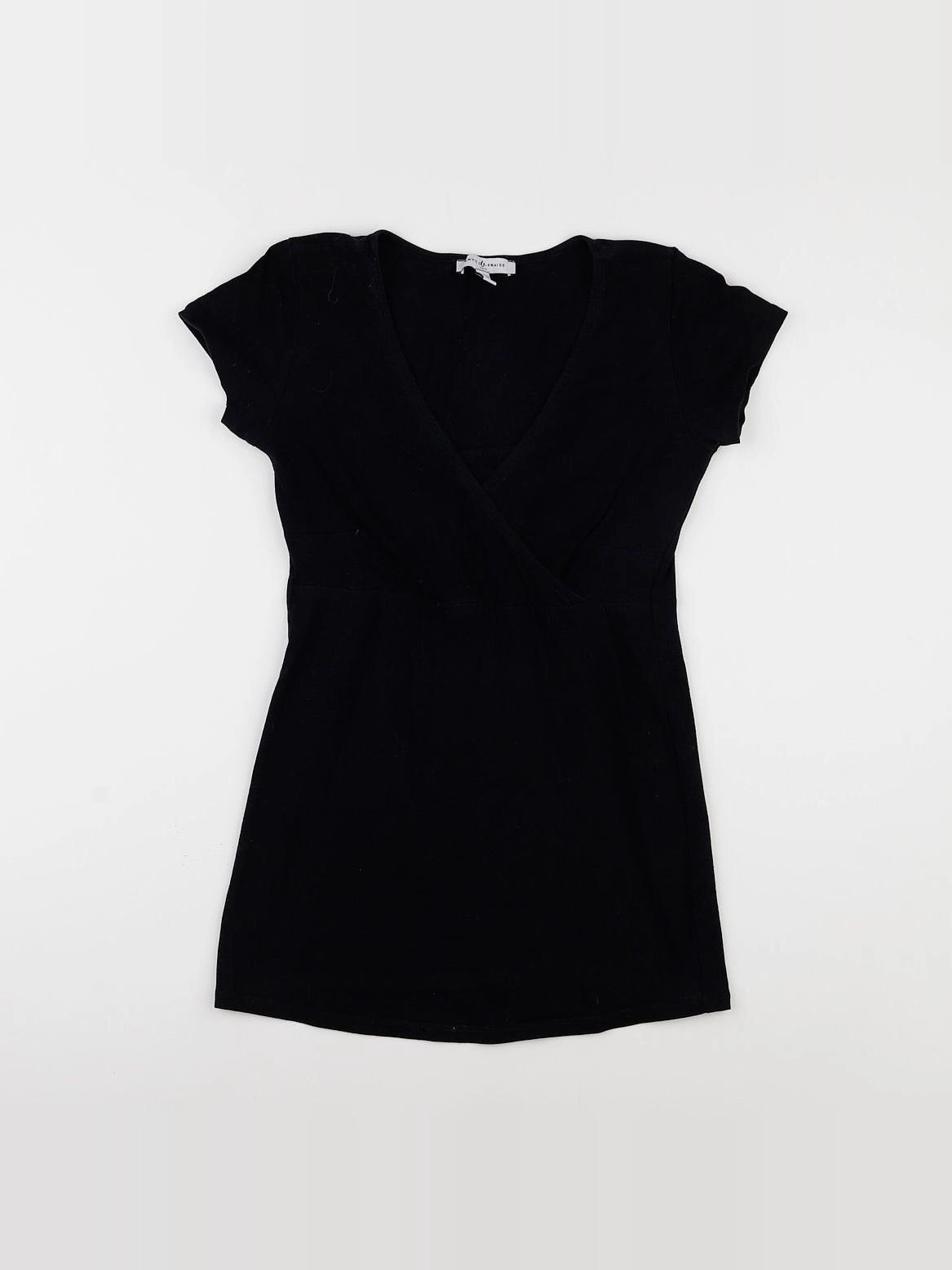Envie de fraise - tee-shirt grossesse noir - 36 à 38