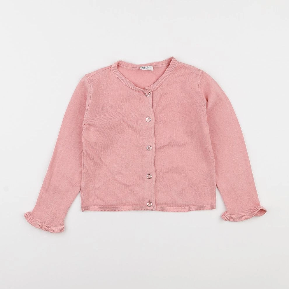 Tape à l'oeil - gilet rose - 4 ans