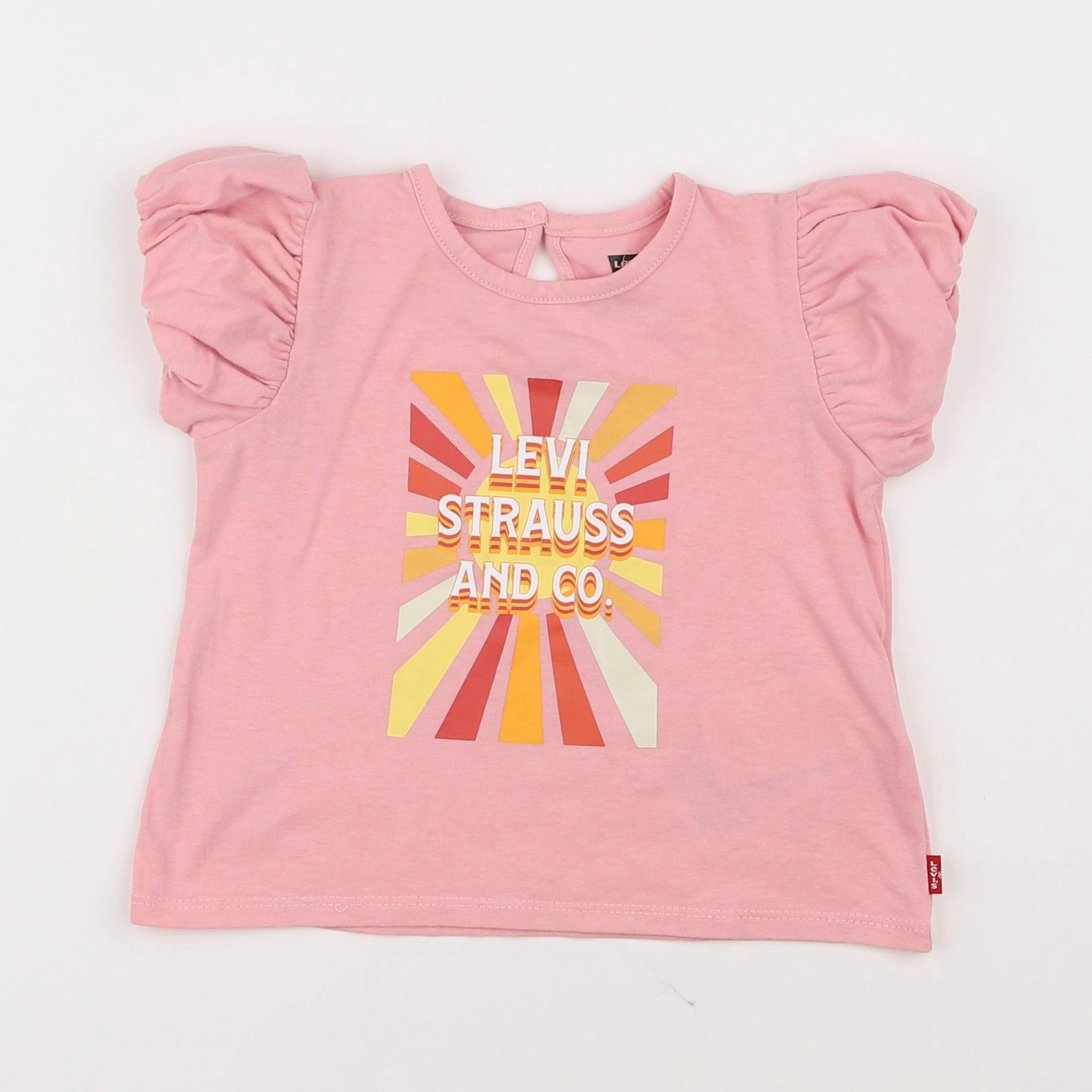 Levi's - tee-shirt rose - 2 ans