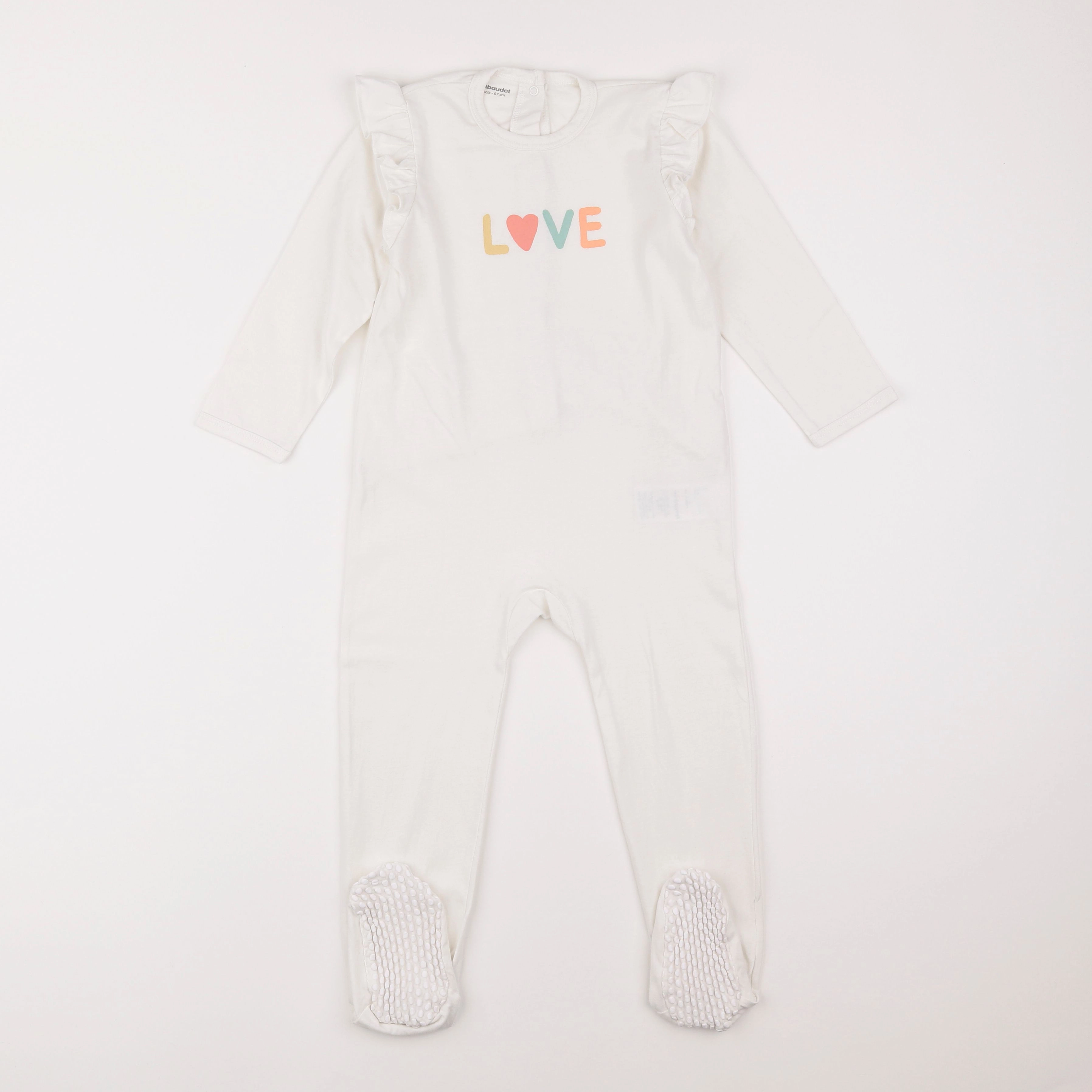 Vertbaudet - pyjama coton blanc - 3 ans