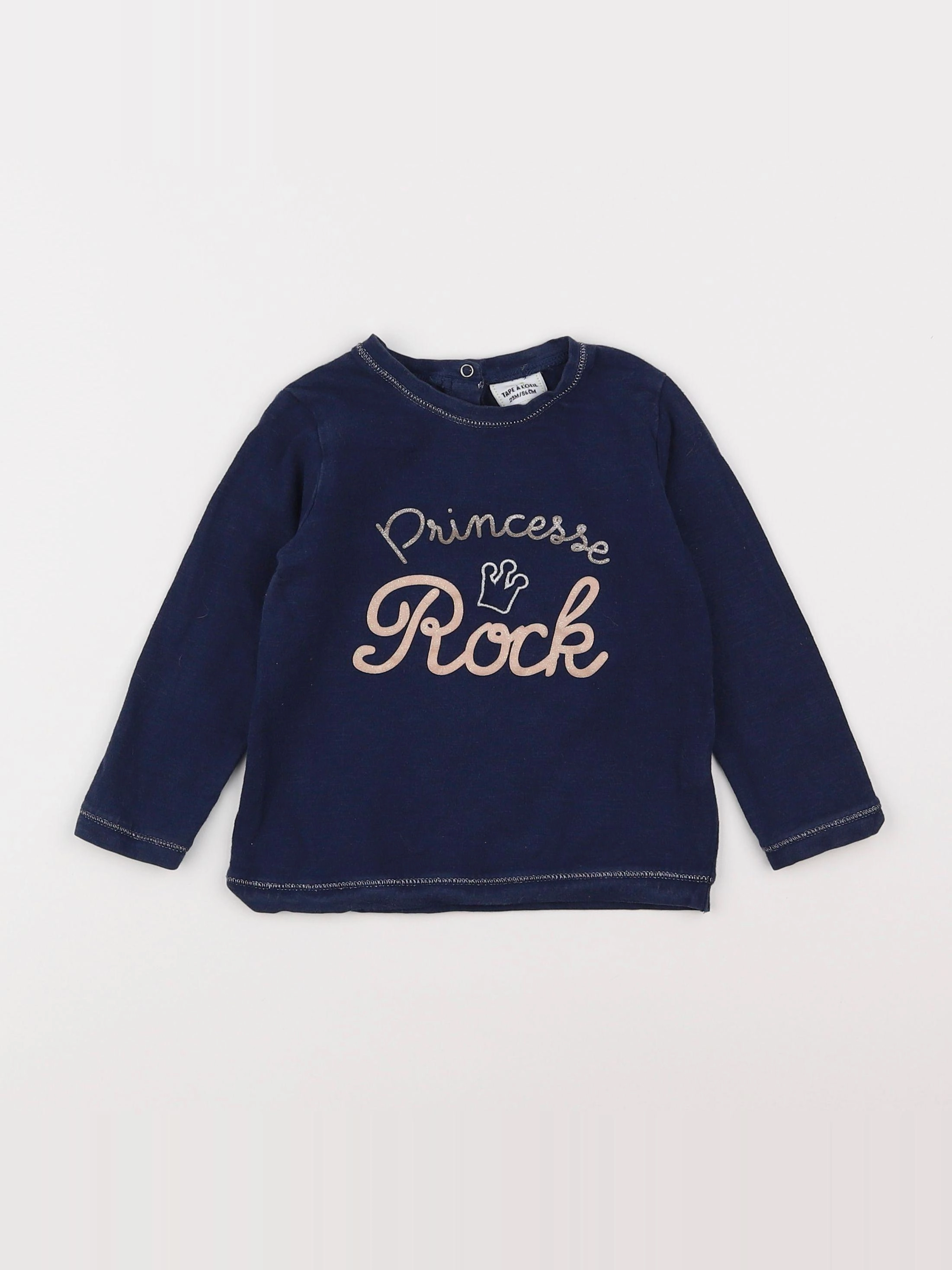Tape à l'oeil - tee-shirt bleu - 2 ans