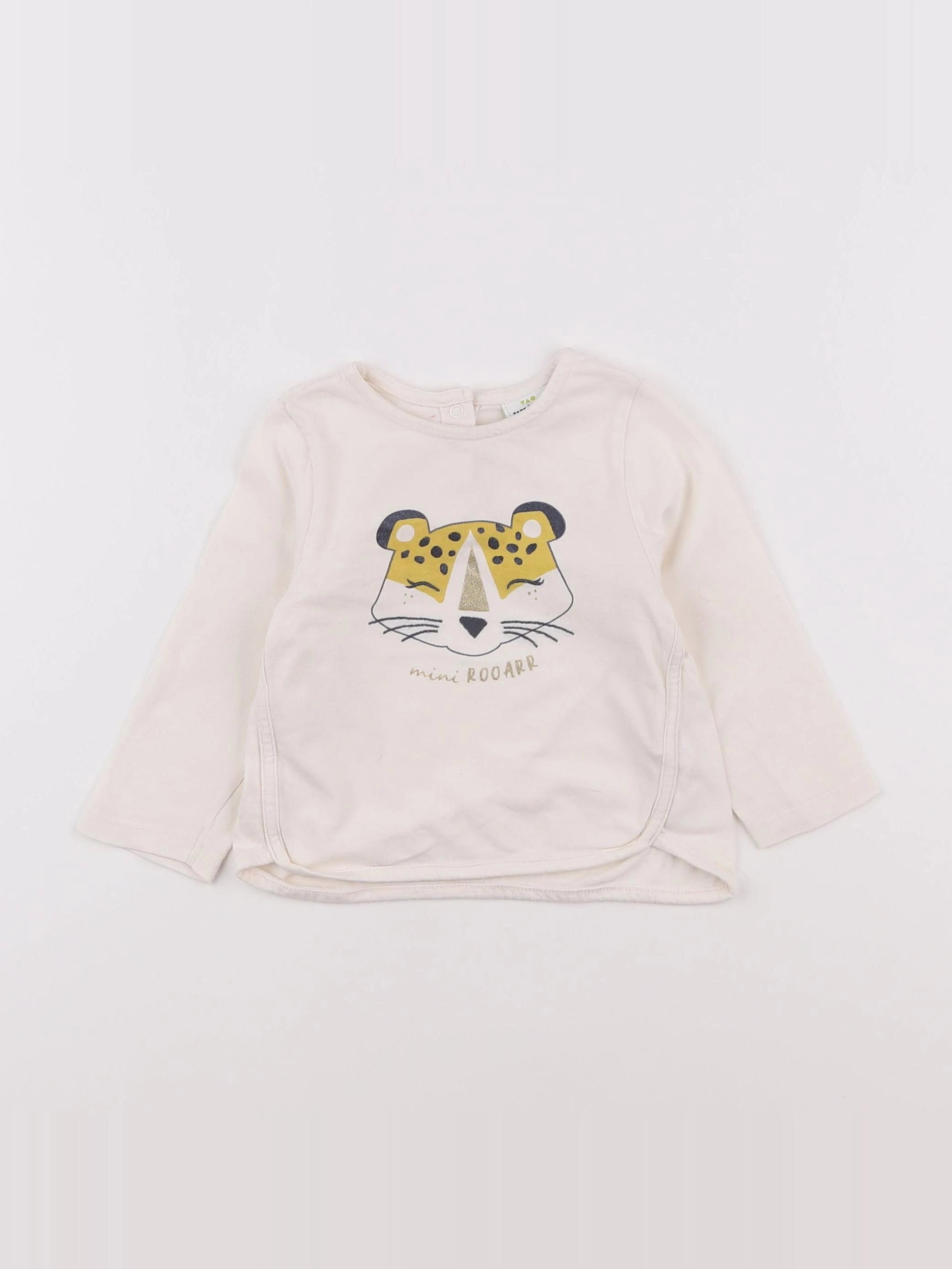 Tape à l'oeil - tee-shirt beige - 12 mois
