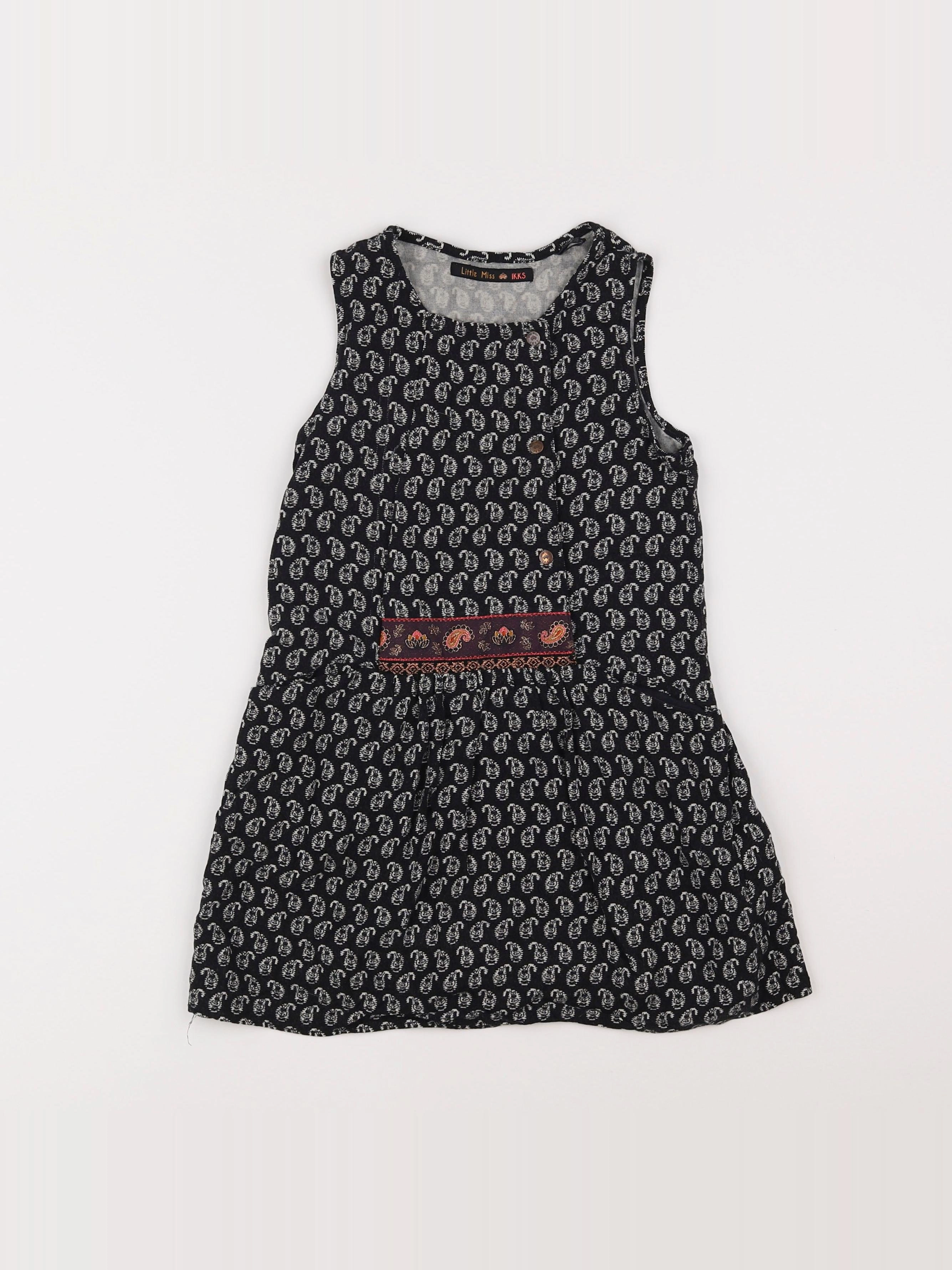 IKKS - robe gris - 6 ans