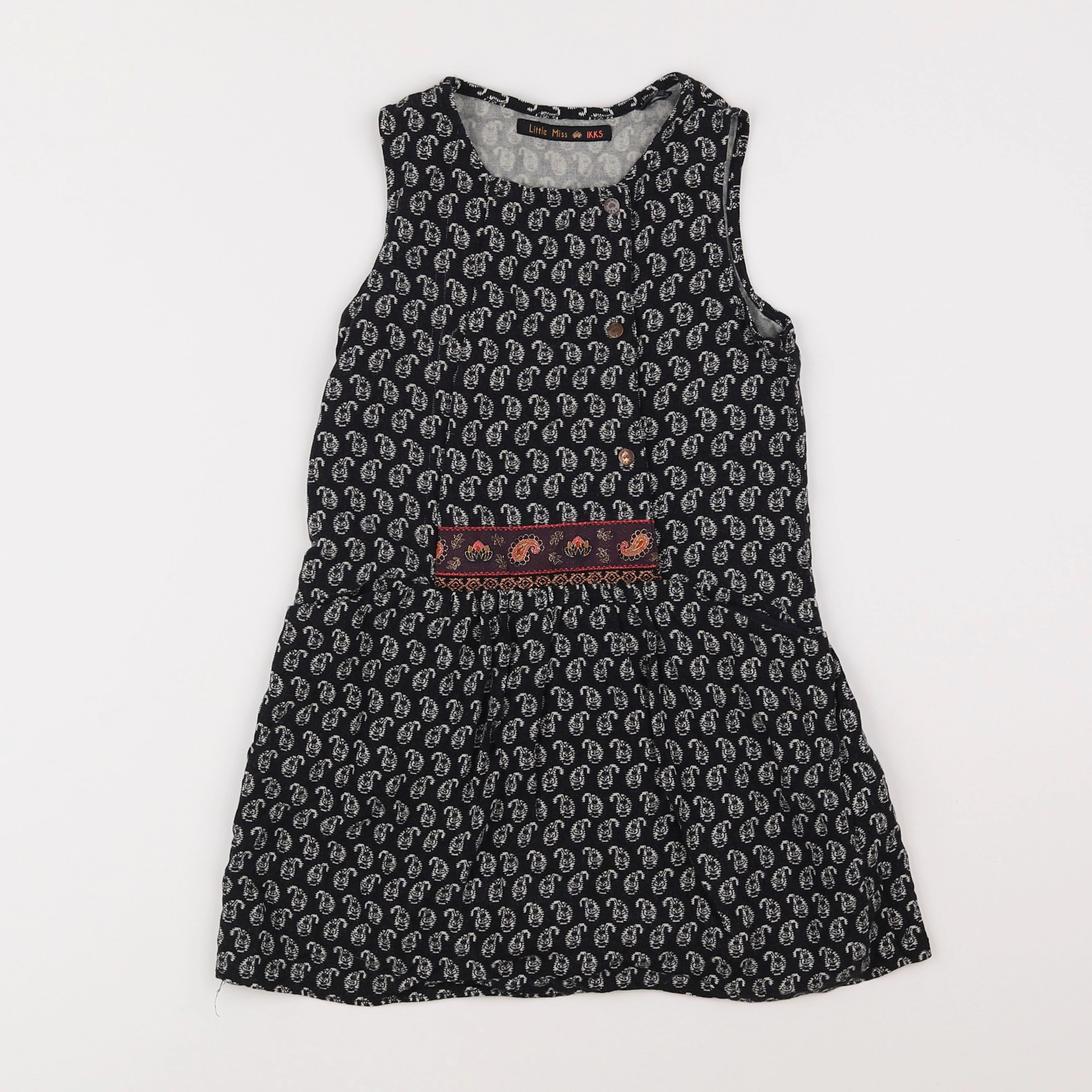IKKS - robe gris - 6 ans