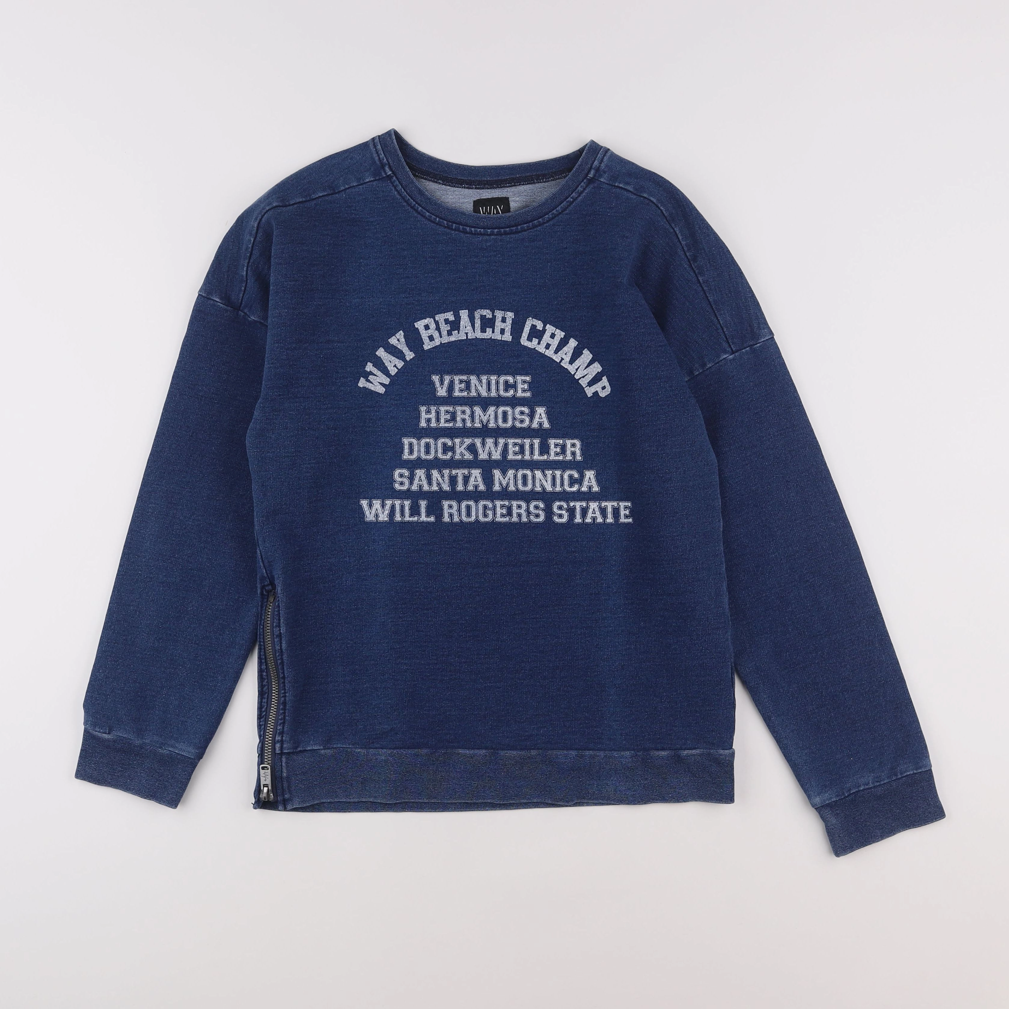 IKKS - sweat bleu - 12 ans