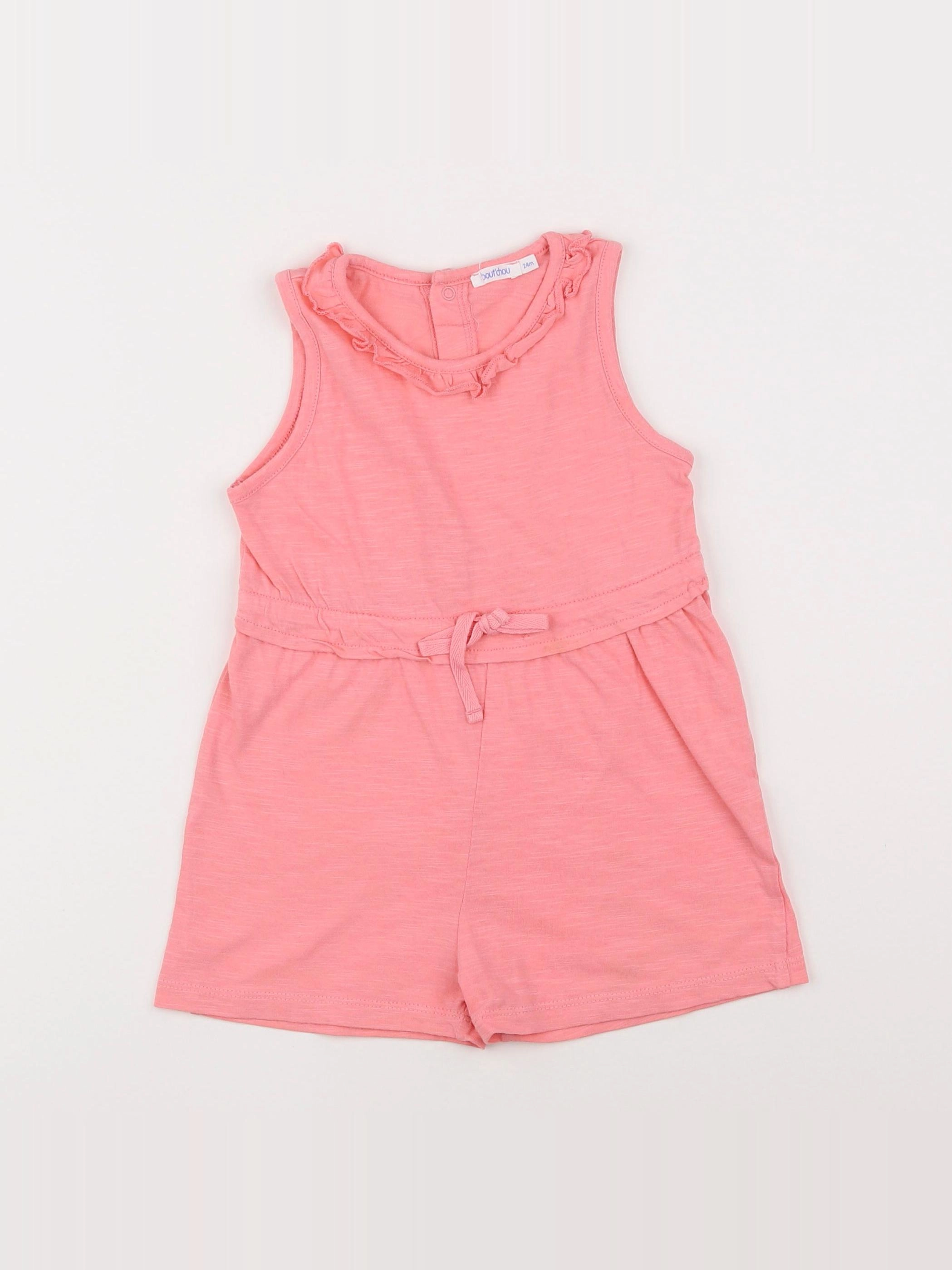 Boutchou - combinaison rose - 2 ans