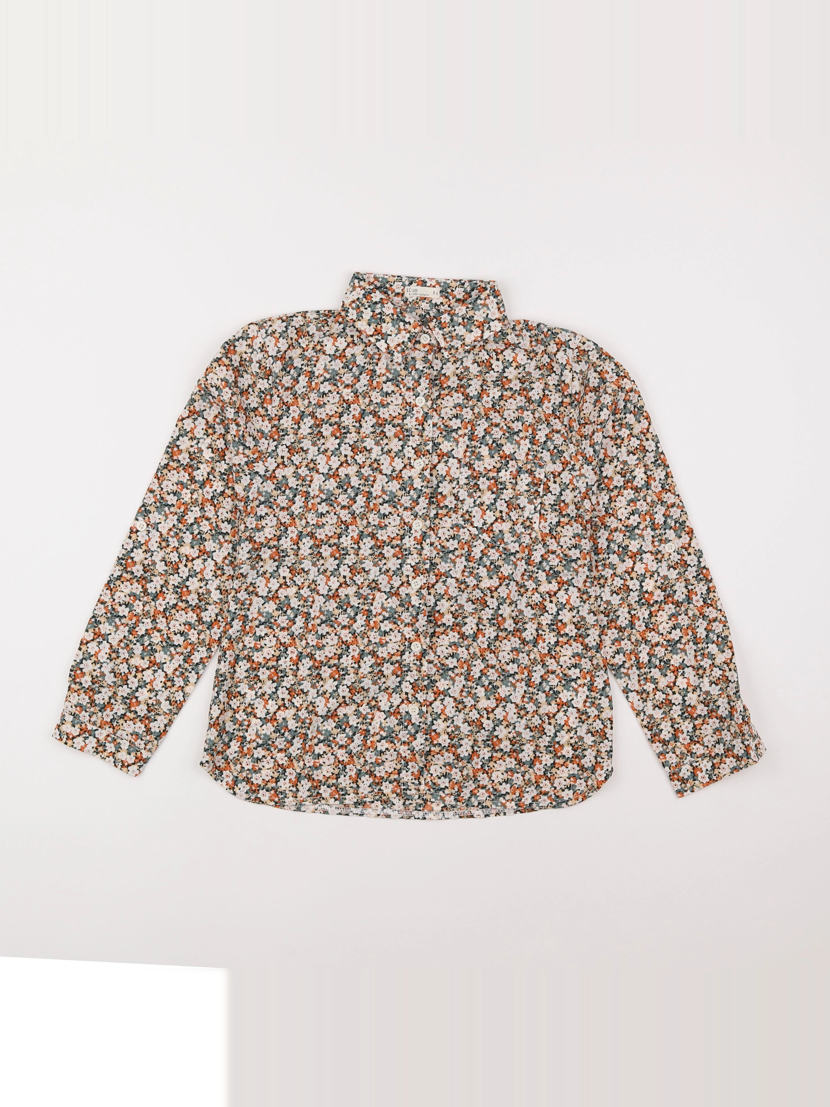 Little Cigogne - chemise multicolore - 8 ans
