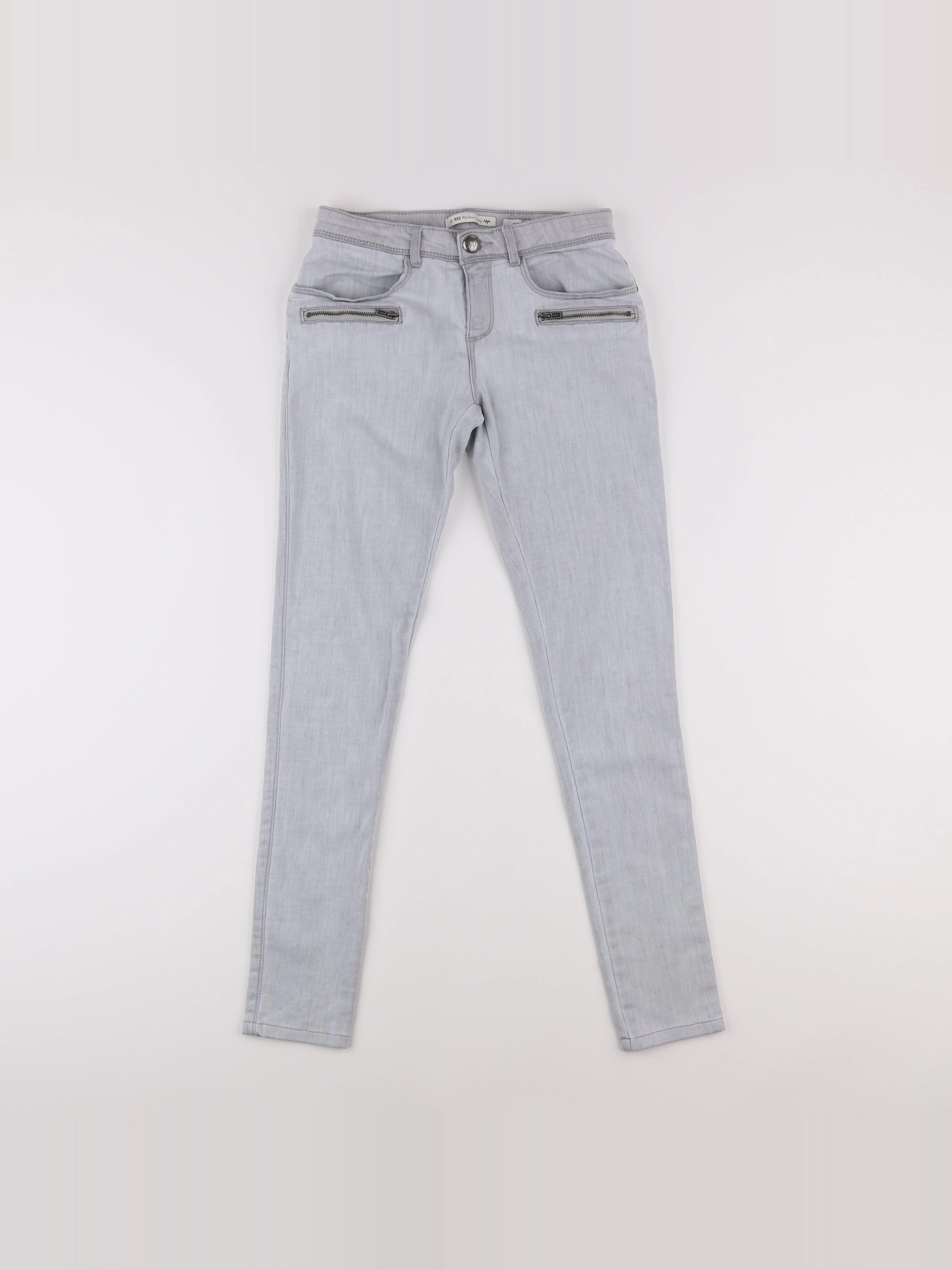 IKKS - jean gris - 14 ans