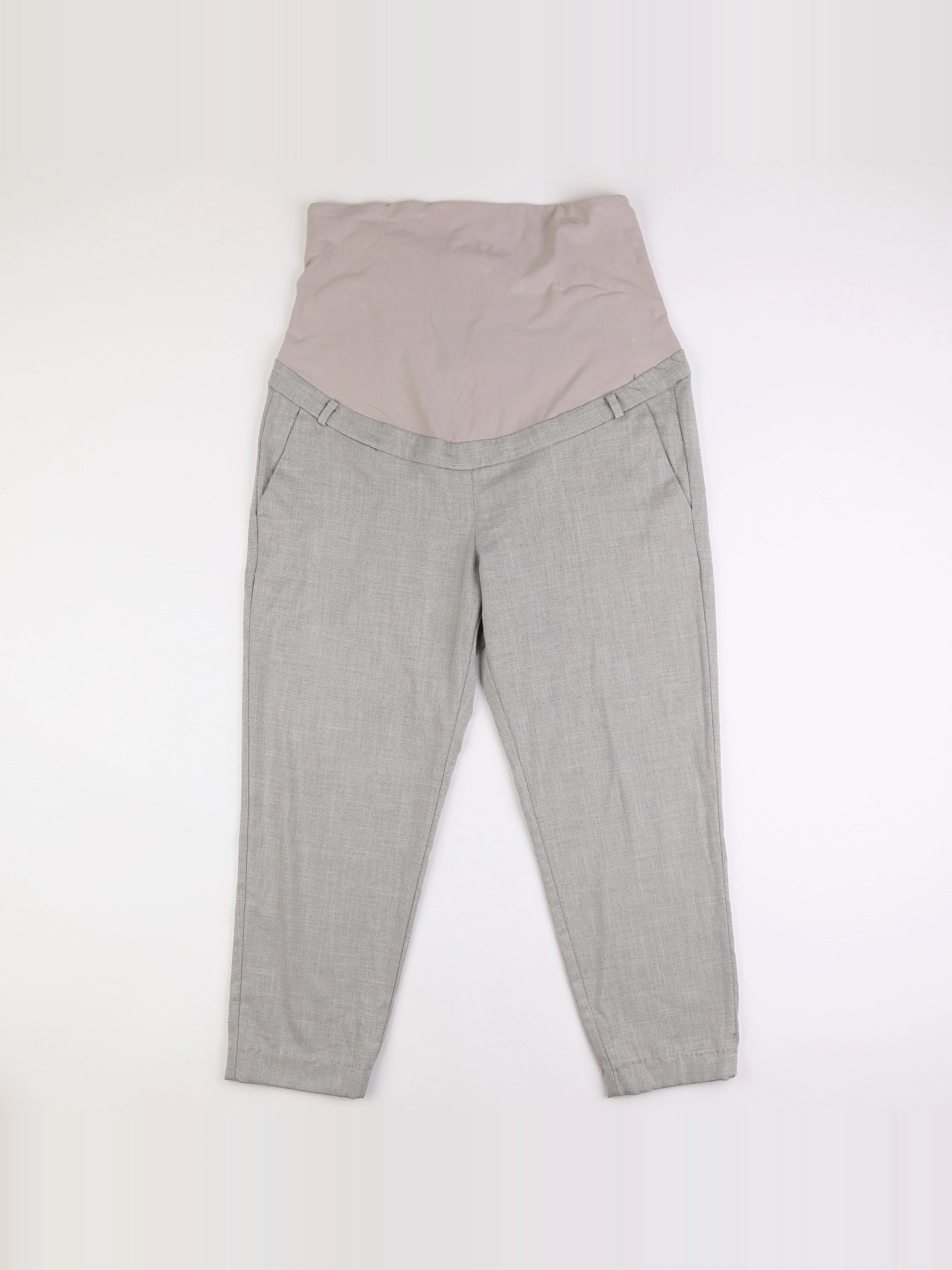 H&M - pantalon grossesse gris - 44 à 46