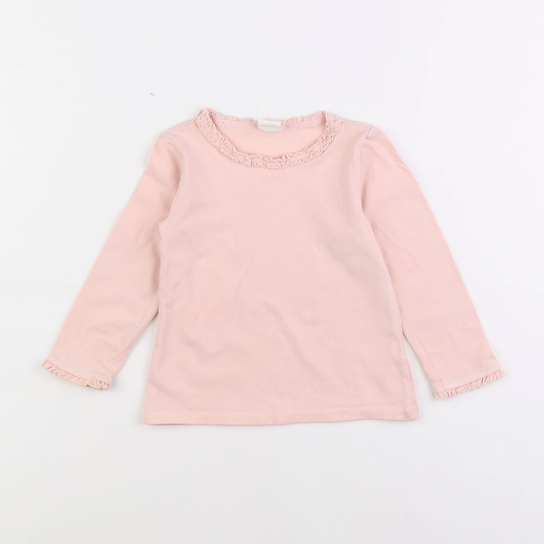 H&M - tee-shirt rose - 12/18 mois