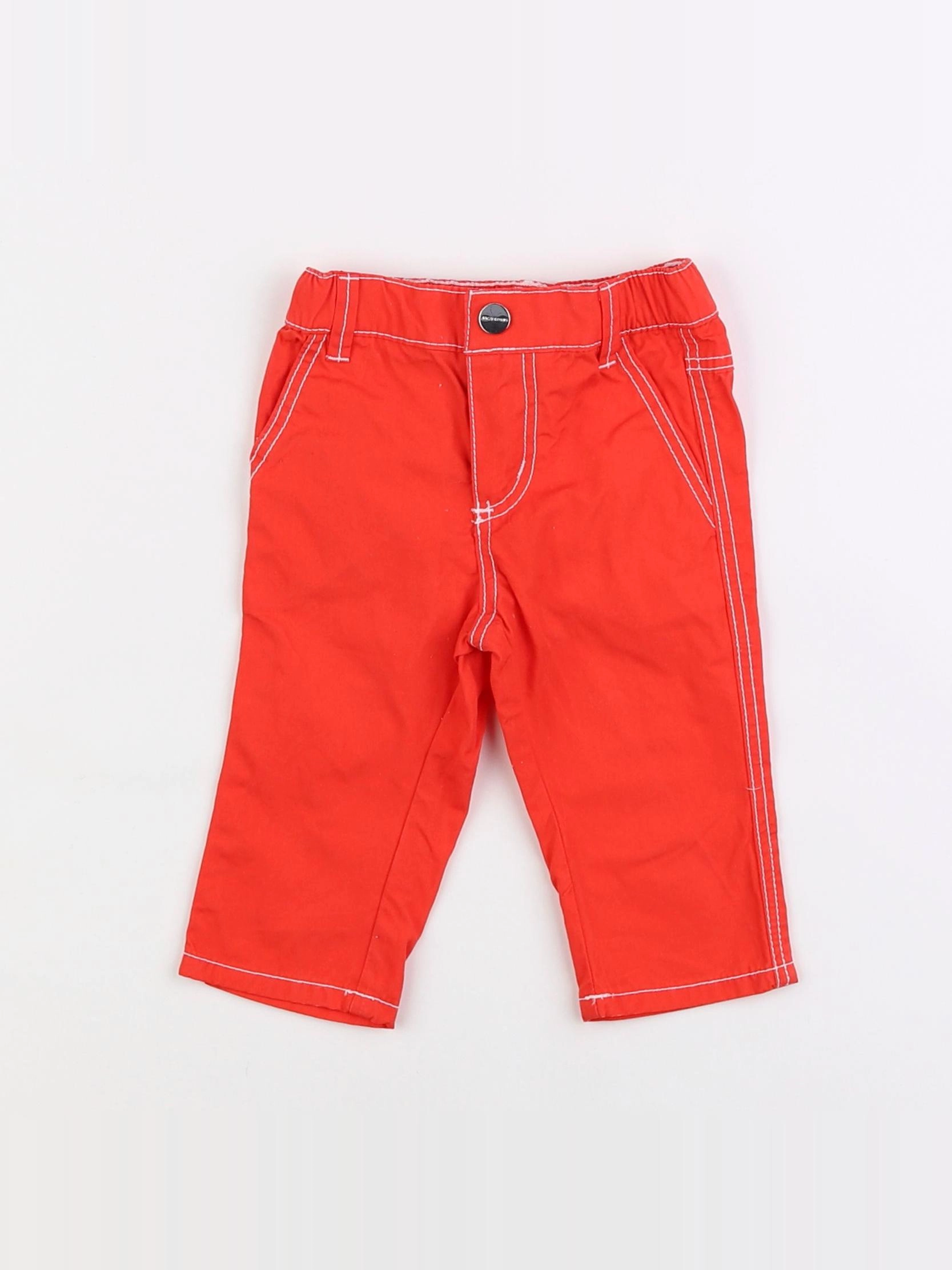 Jacadi - pantalon orange - 6 mois