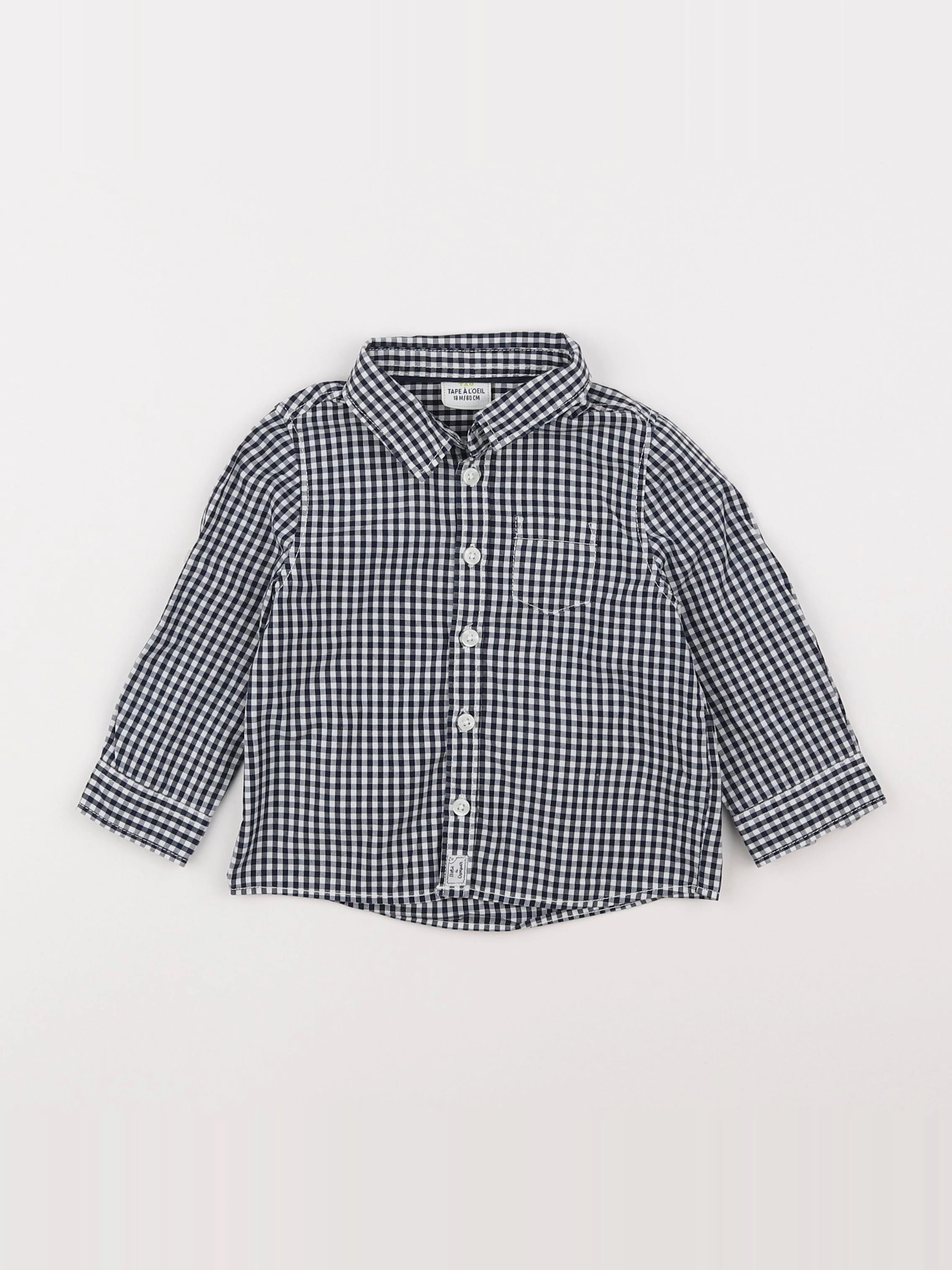 Tape à l'oeil - chemise noir - 18 mois