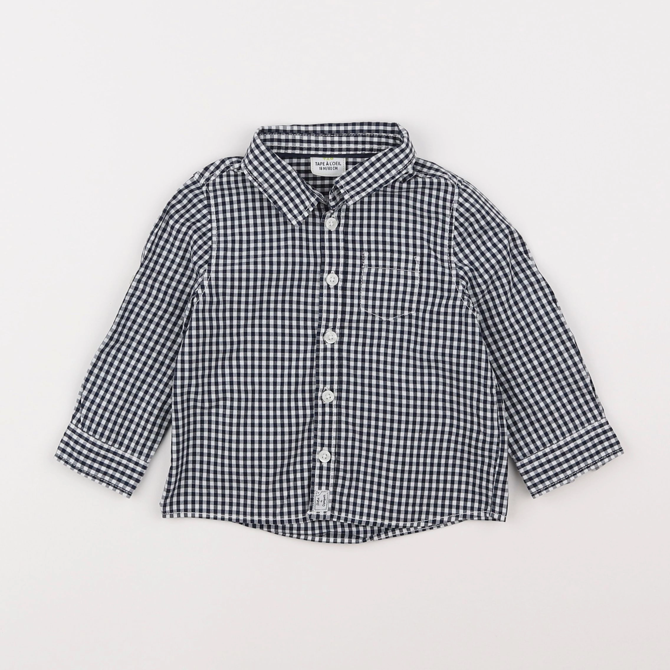 Tape à l'oeil - chemise noir - 18 mois
