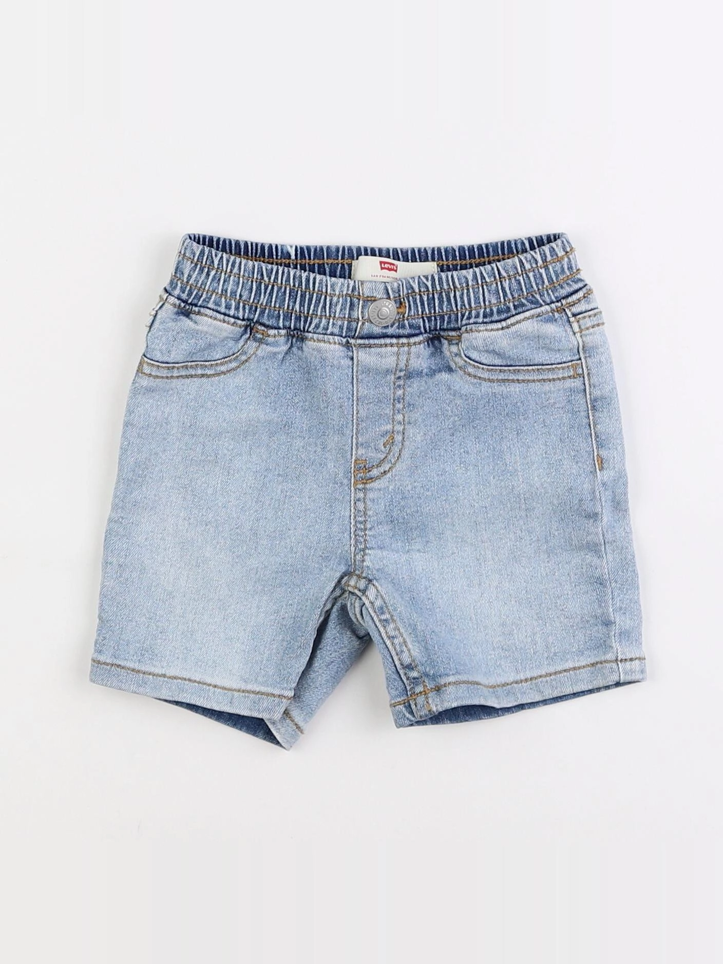 Levi's - short bleu - 12 mois