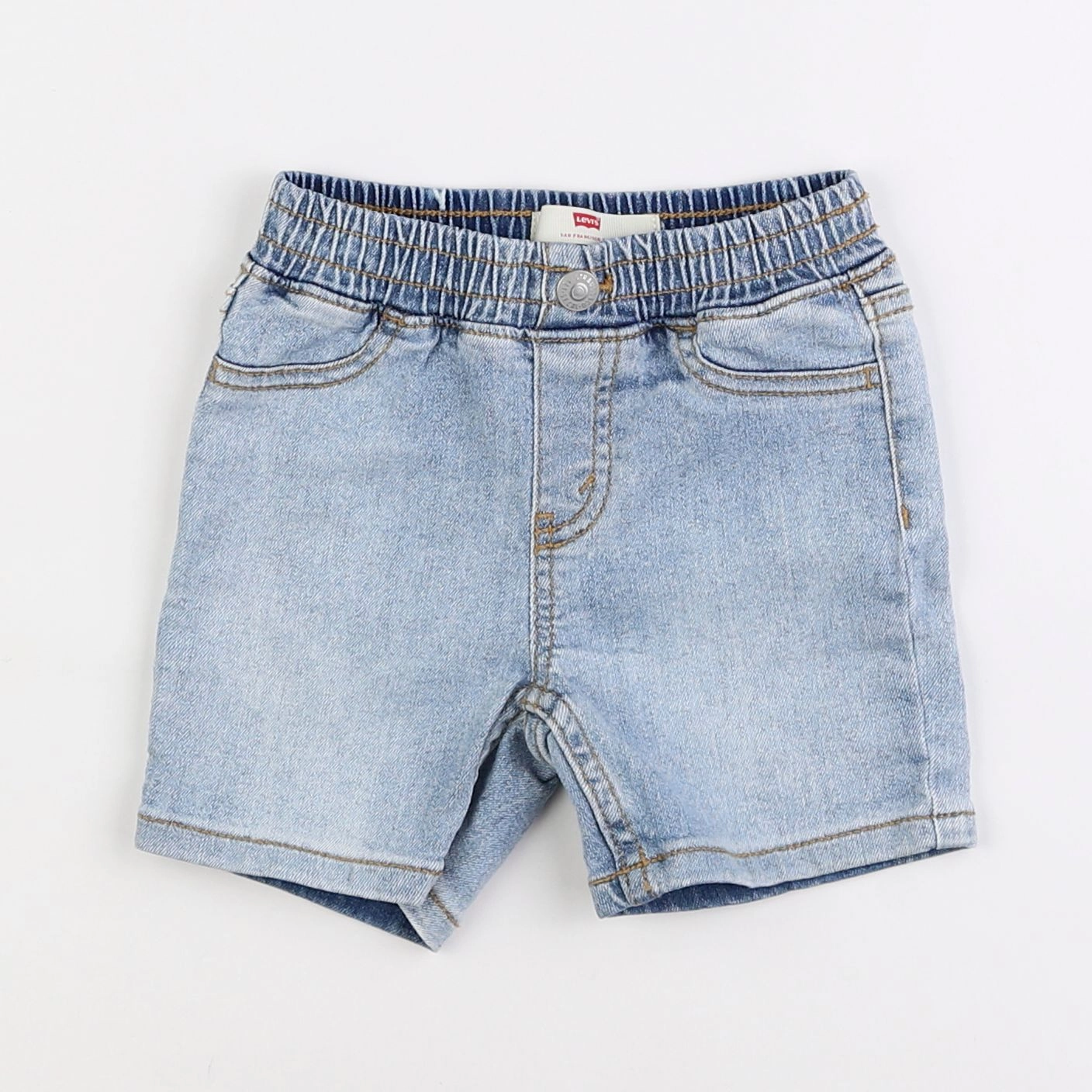 Levi's - short bleu - 12 mois