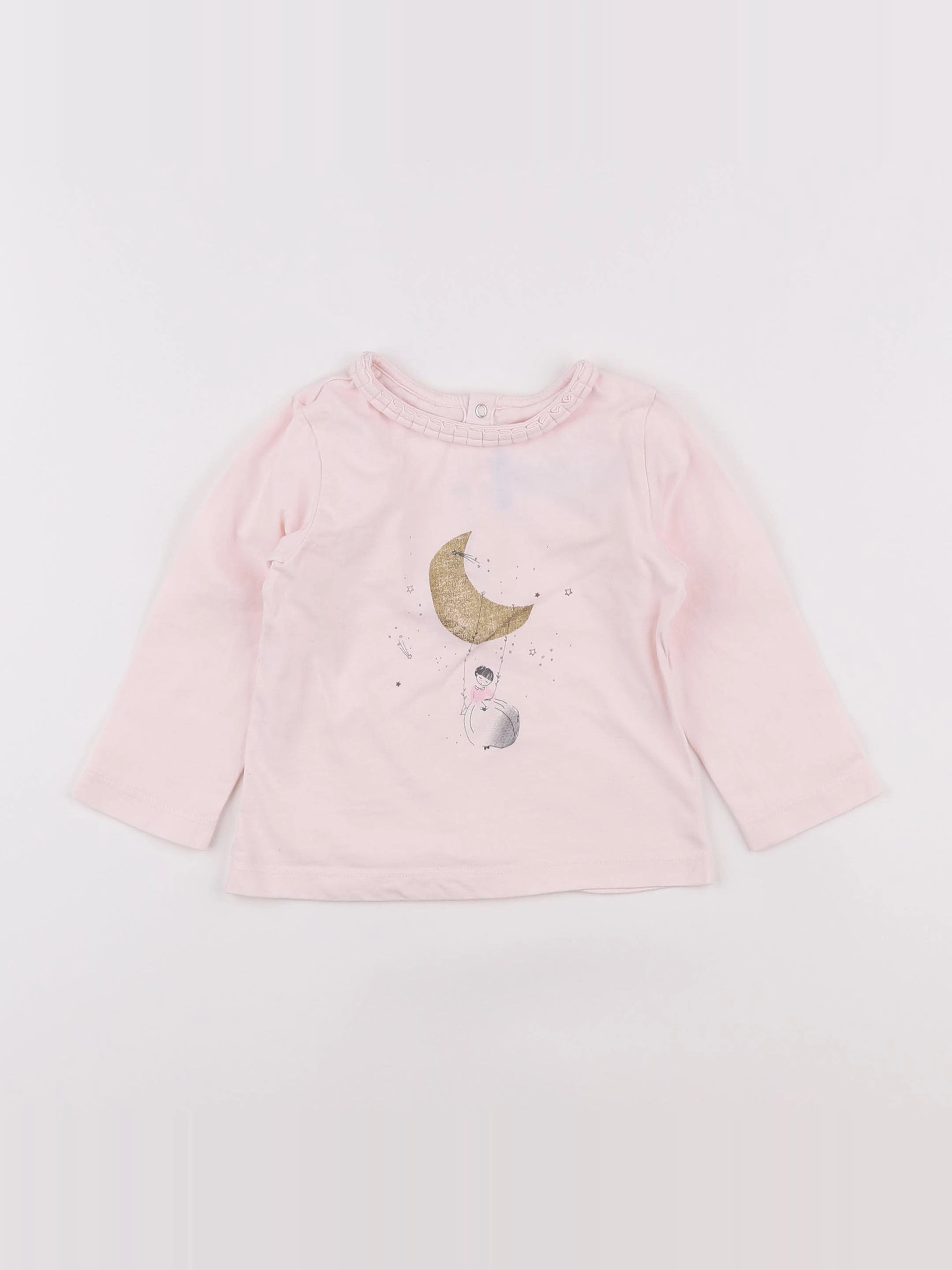 Jacadi - tee-shirt rose - 18 mois
