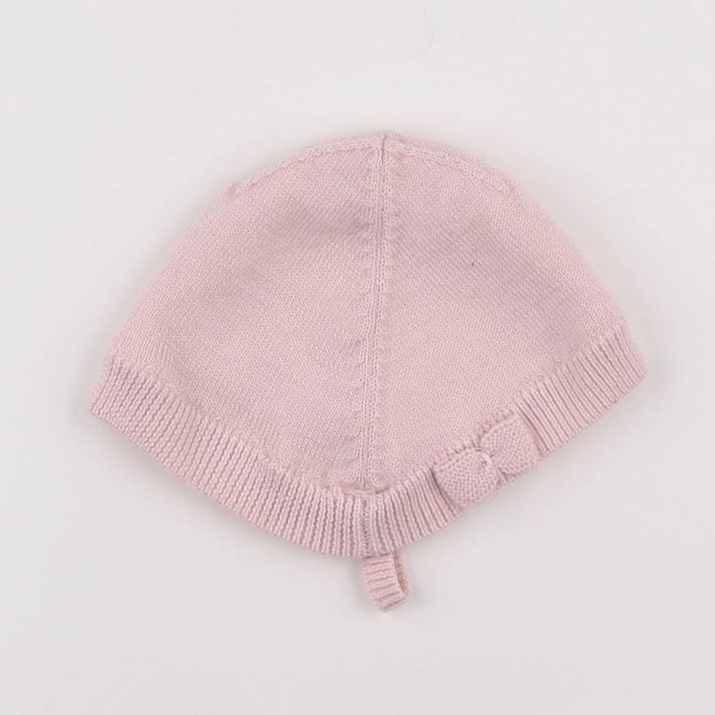 Jacadi - bonnet rose - 12/18 mois