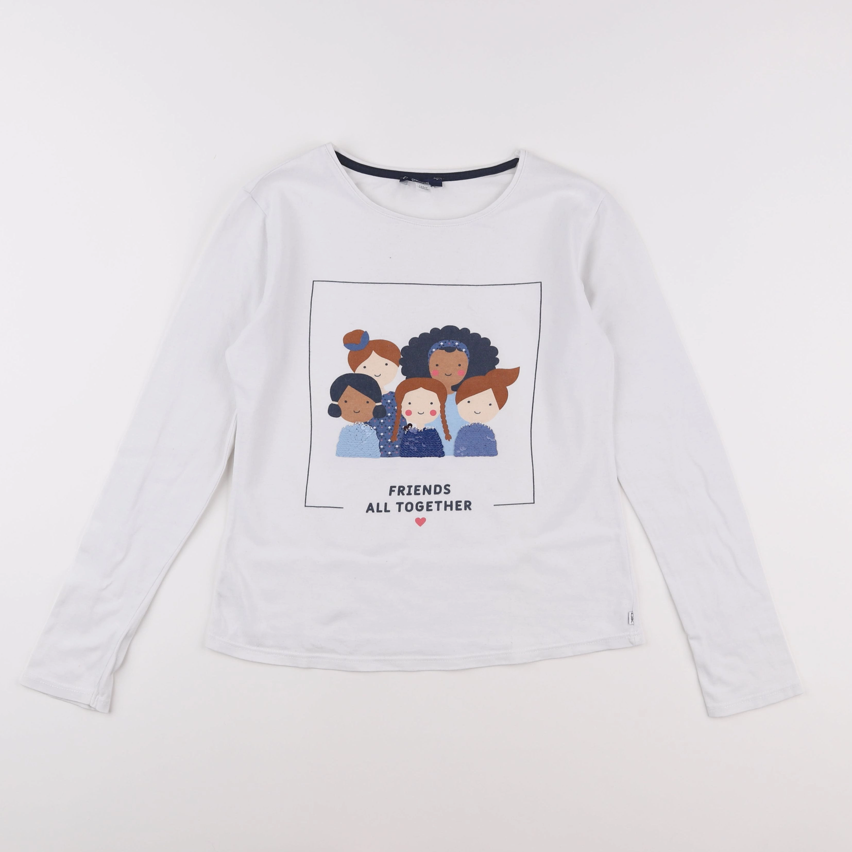 Okaidi - tee-shirt blanc - 12 ans