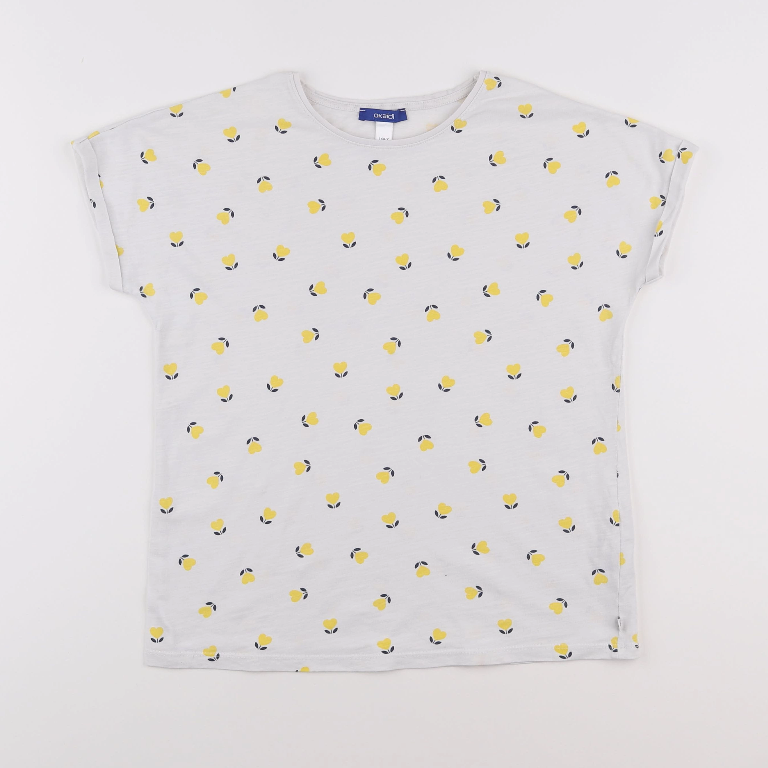 Okaidi - tee-shirt blanc - 14 ans