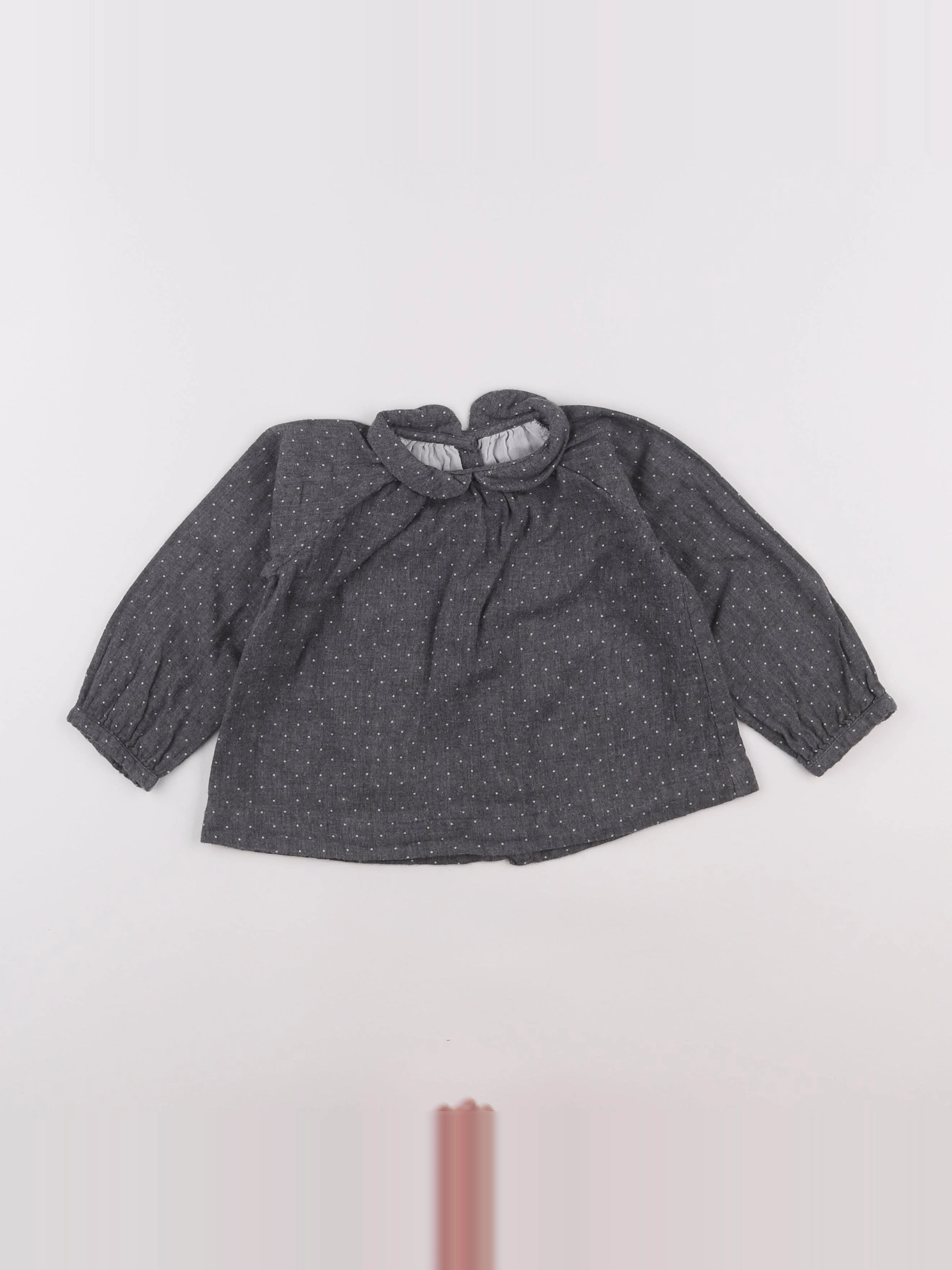 Jacadi - blouse gris - 18 mois