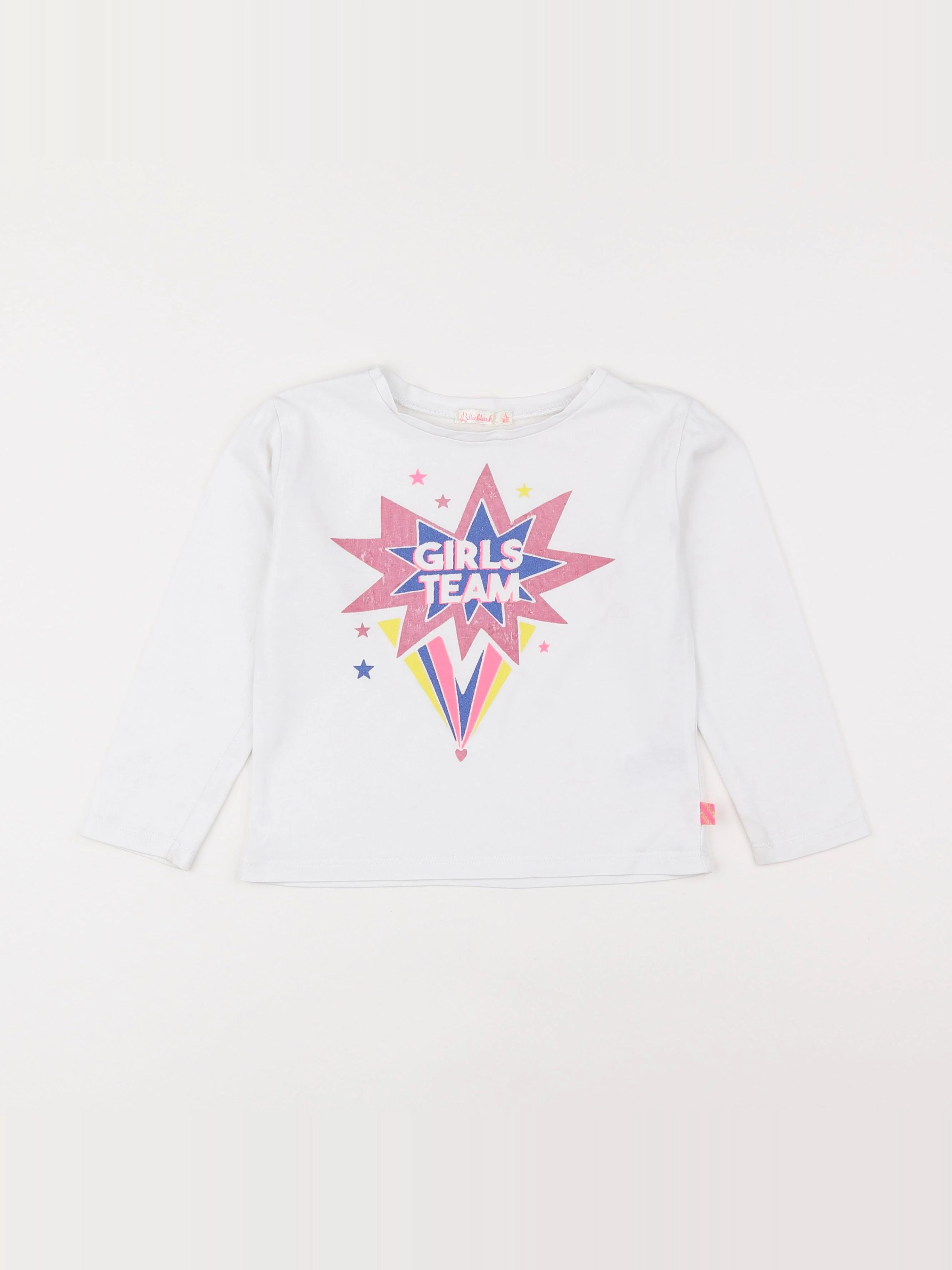 Billie Blush - tee-shirt blanc - 4 ans