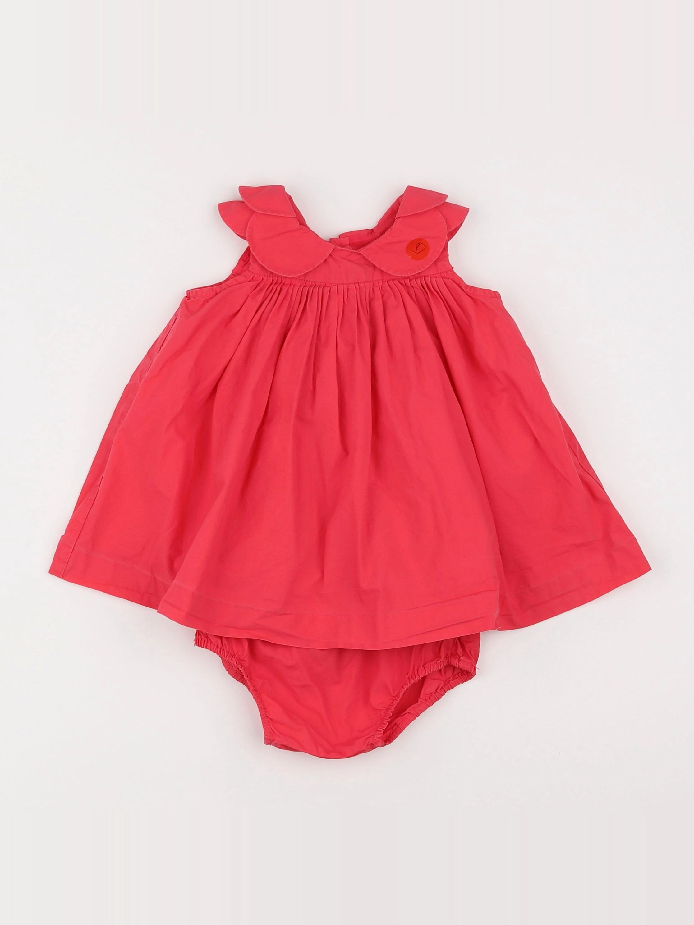 Jacadi - robe rose - 12 mois
