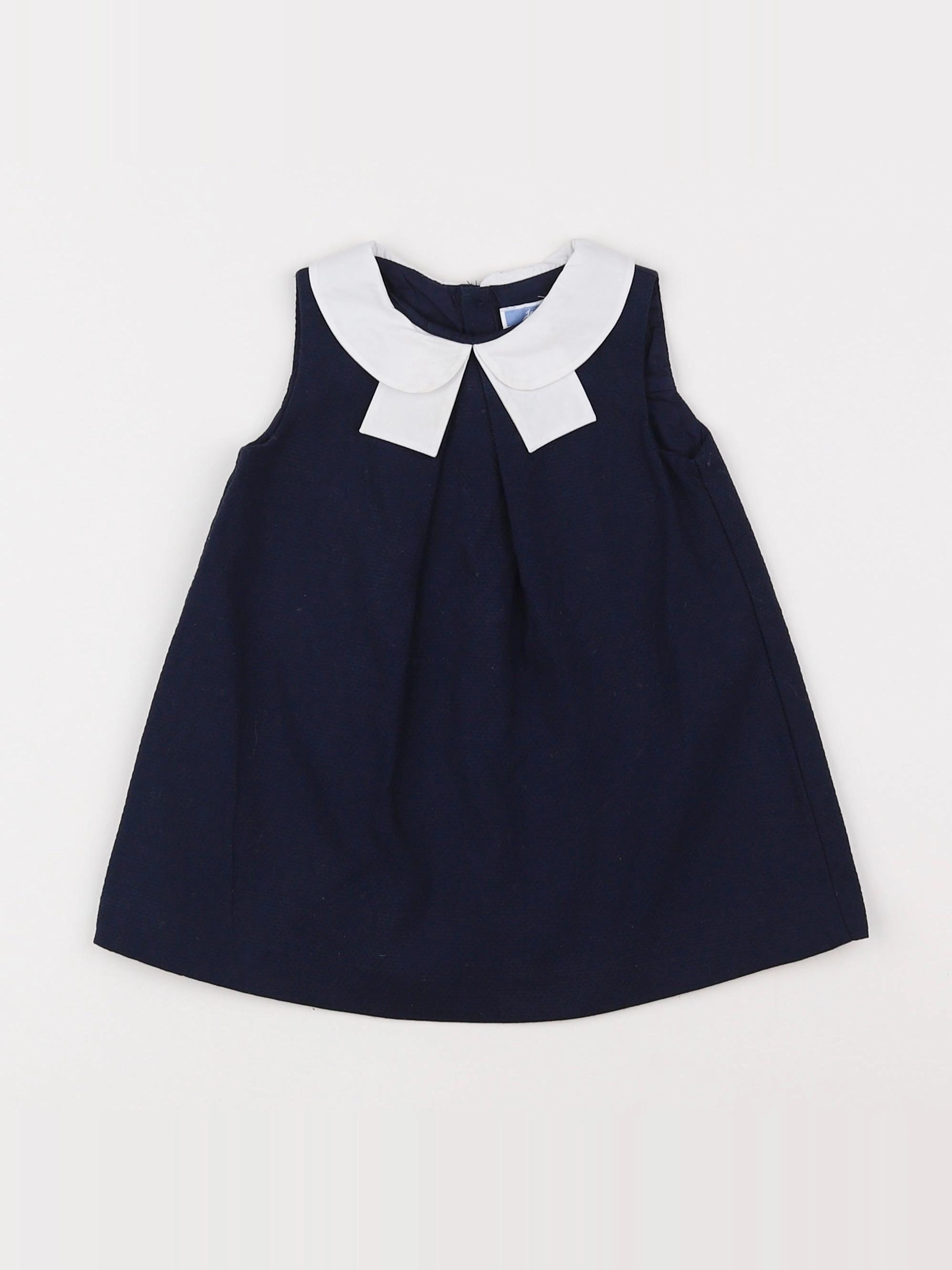 Jacadi - robe bleu - 12 mois