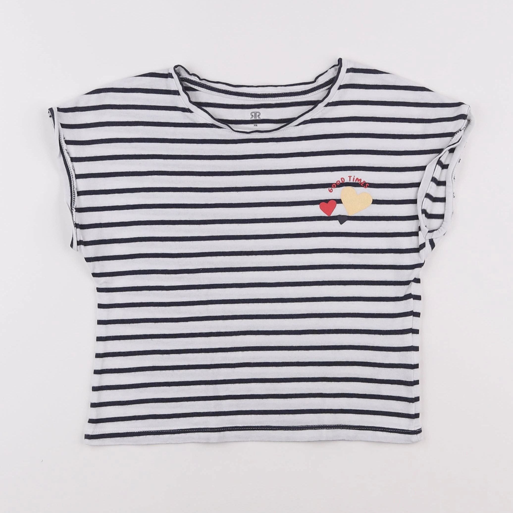 La Redoute - tee-shirt bleu, blanc - 6 ans