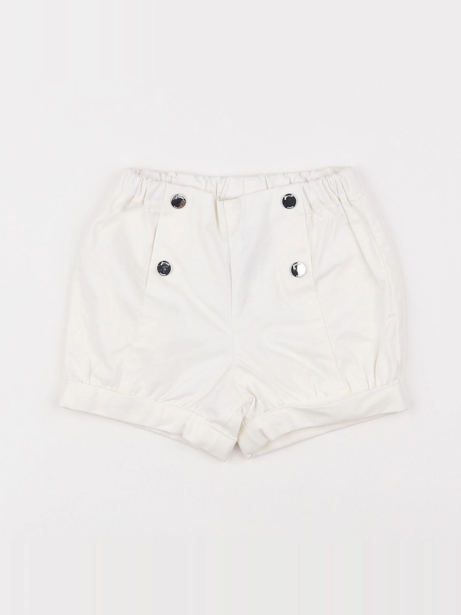 Jacadi - short blanc - 12 mois