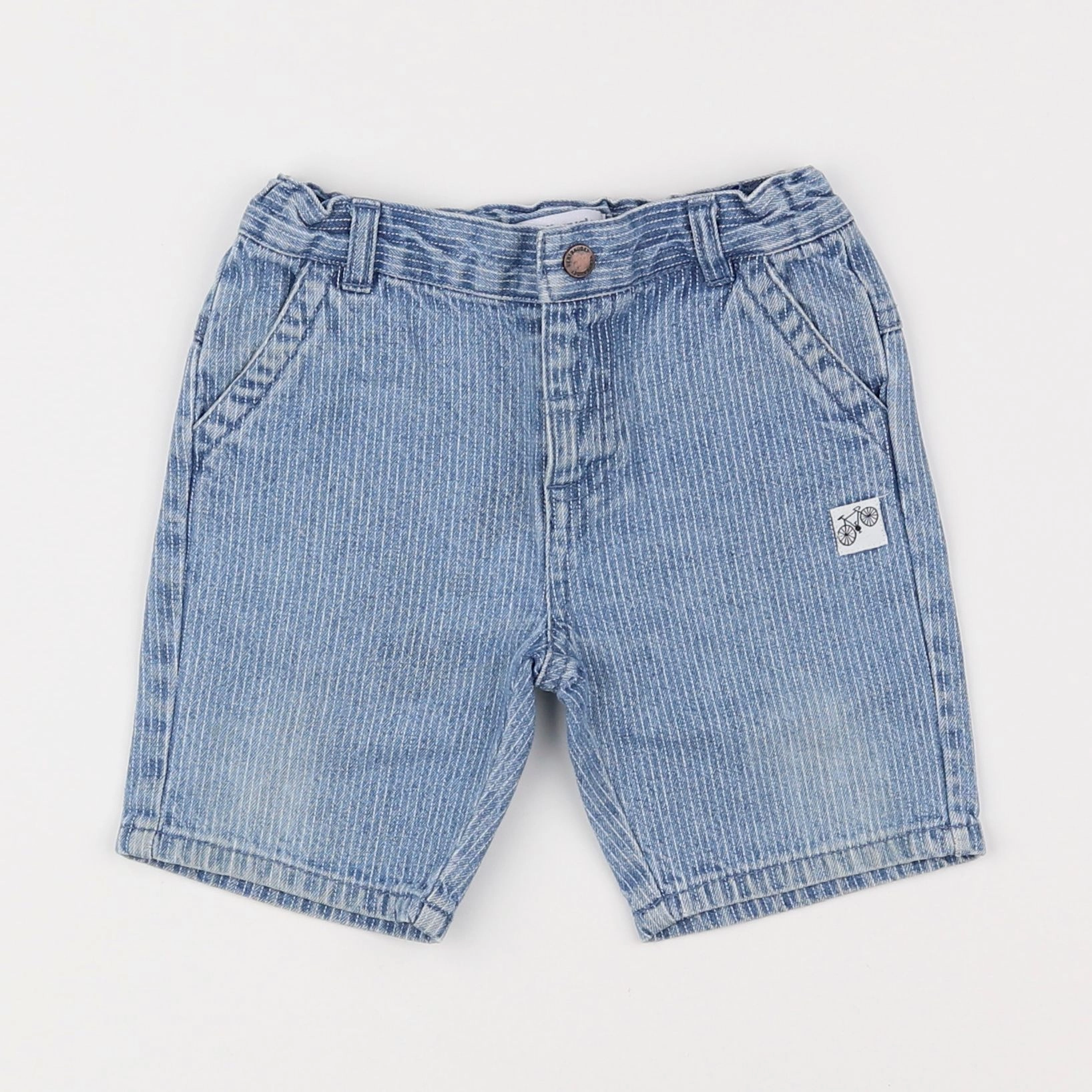 Vertbaudet - short bleu - 18 mois