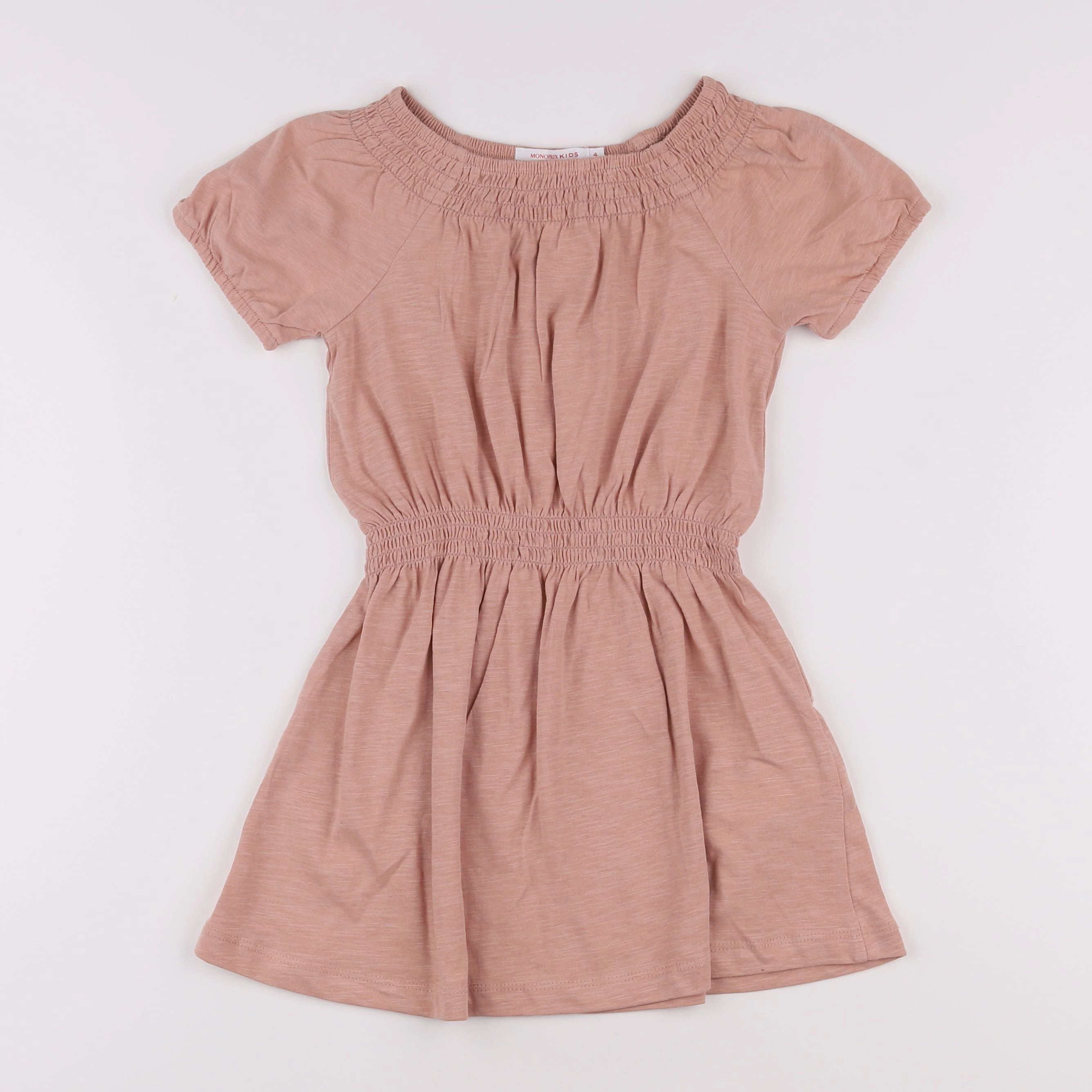 Monoprix - robe rose - 4 ans