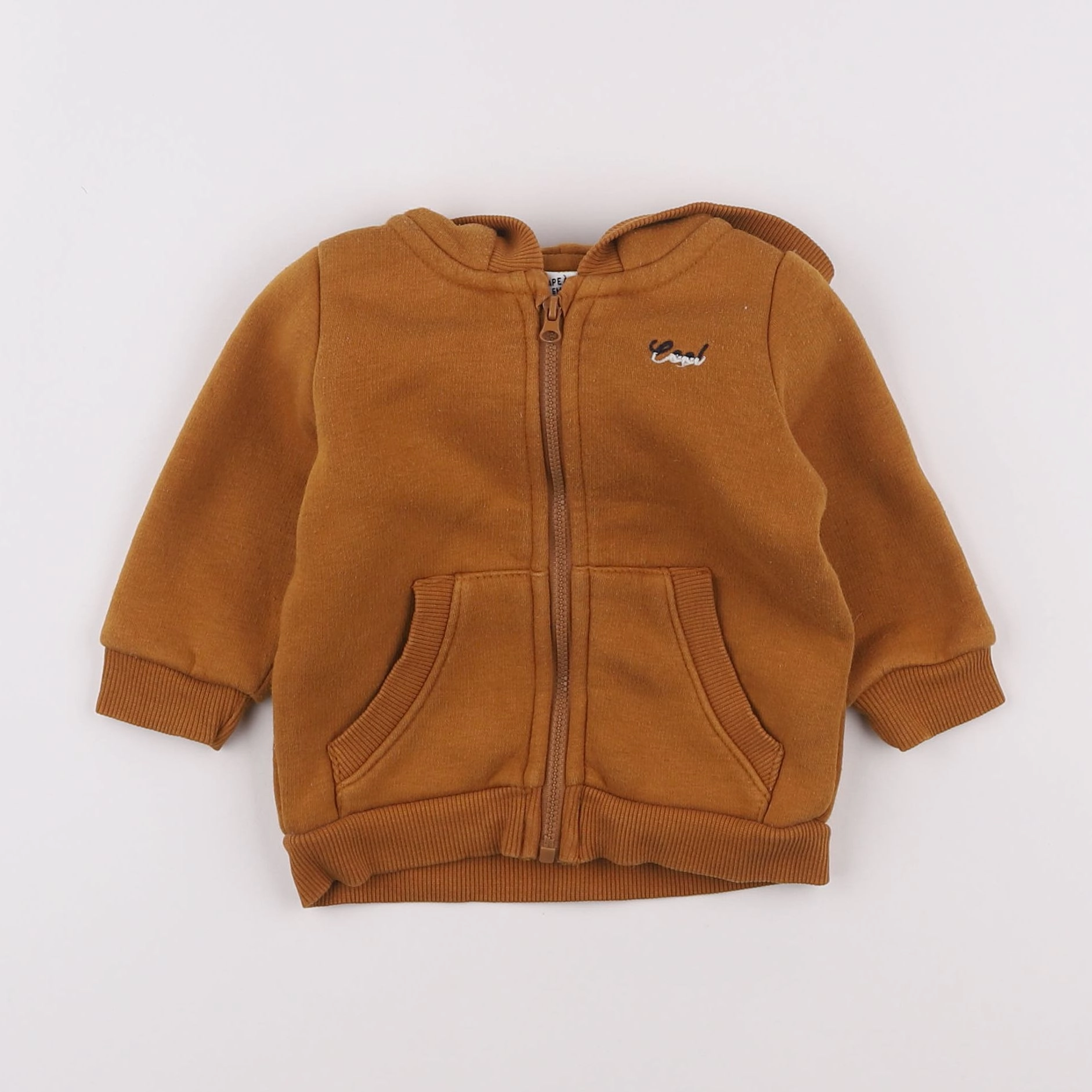 Tape à l'oeil - sweat marron - 6 mois