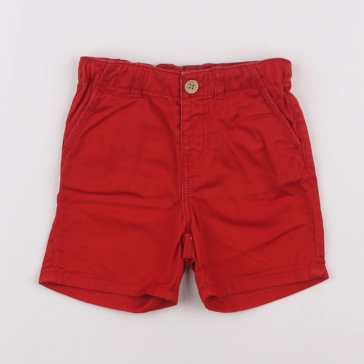 Zara - short rouge - 12/18 mois