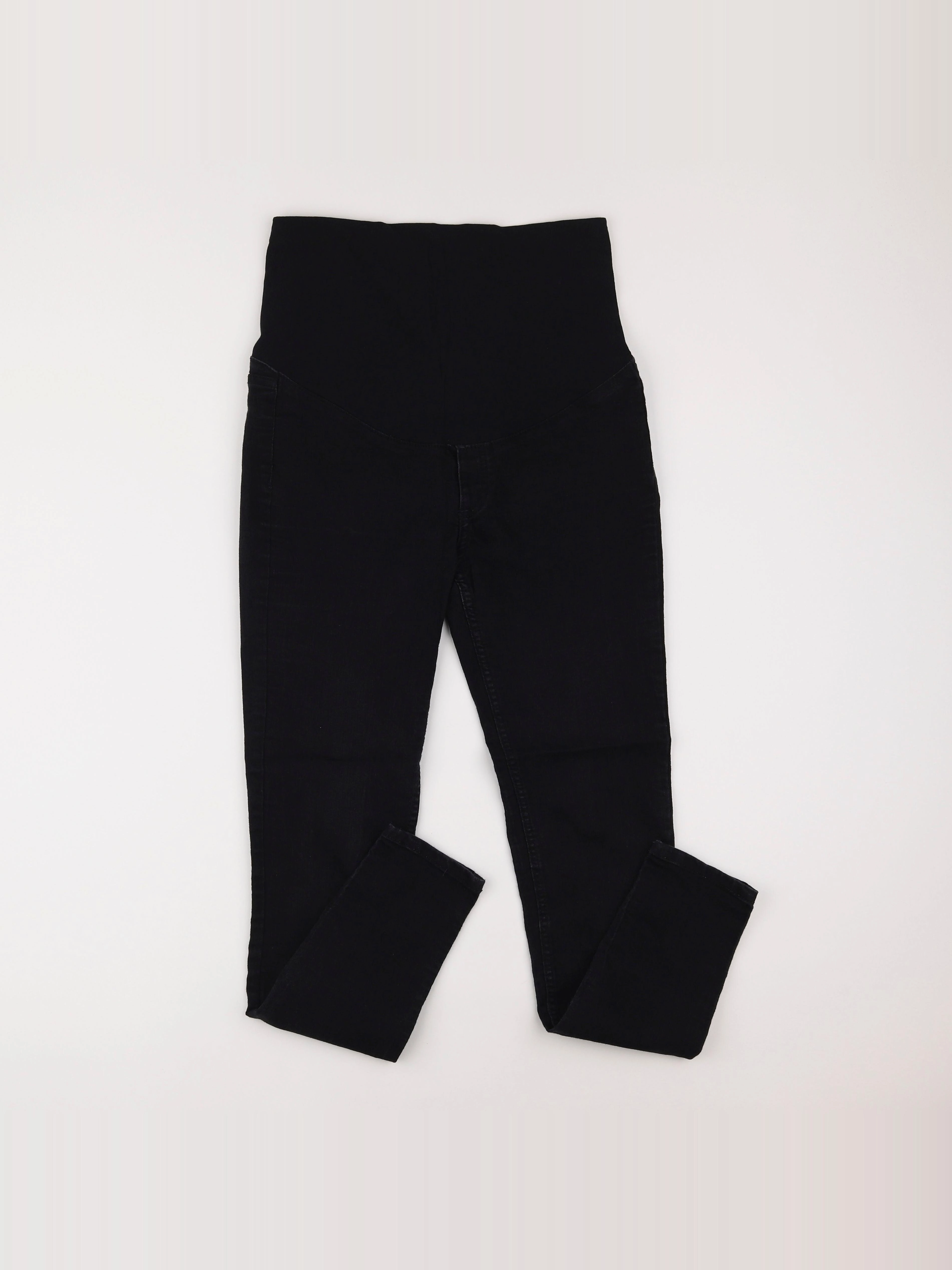 H&M - jean grossesse noir - 40